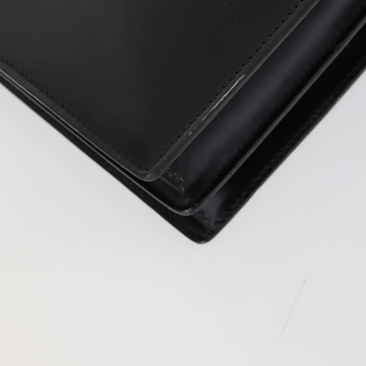 Salvatore Ferragamo Business Bag Leather 2way Black Auth 151628