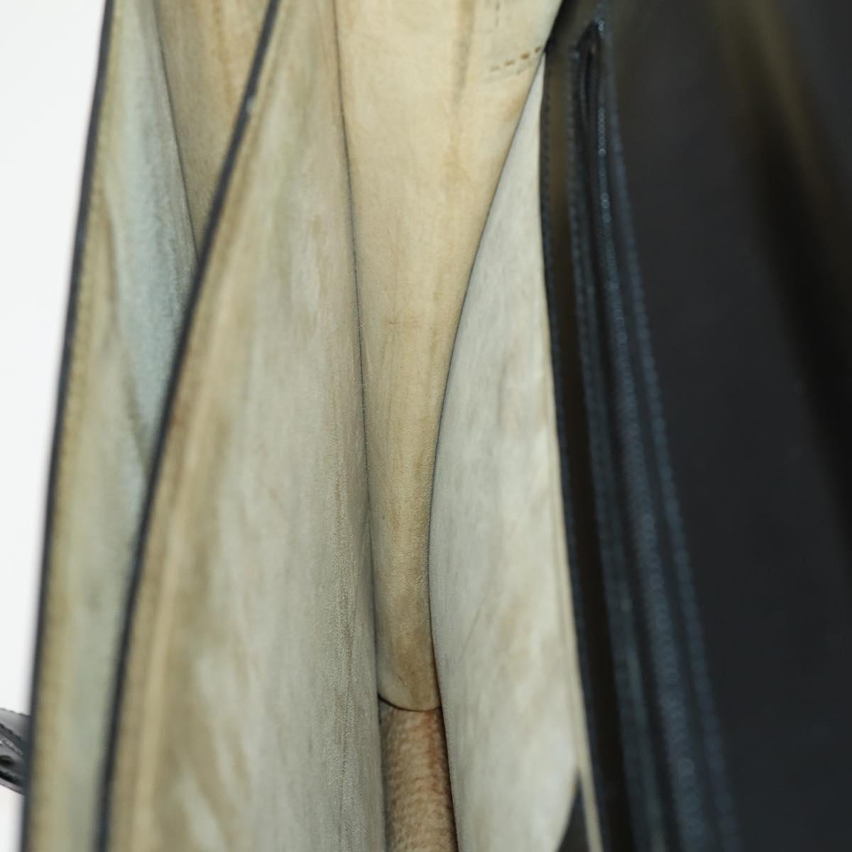 Salvatore Ferragamo Business Bag Leather 2way Black Auth 151628