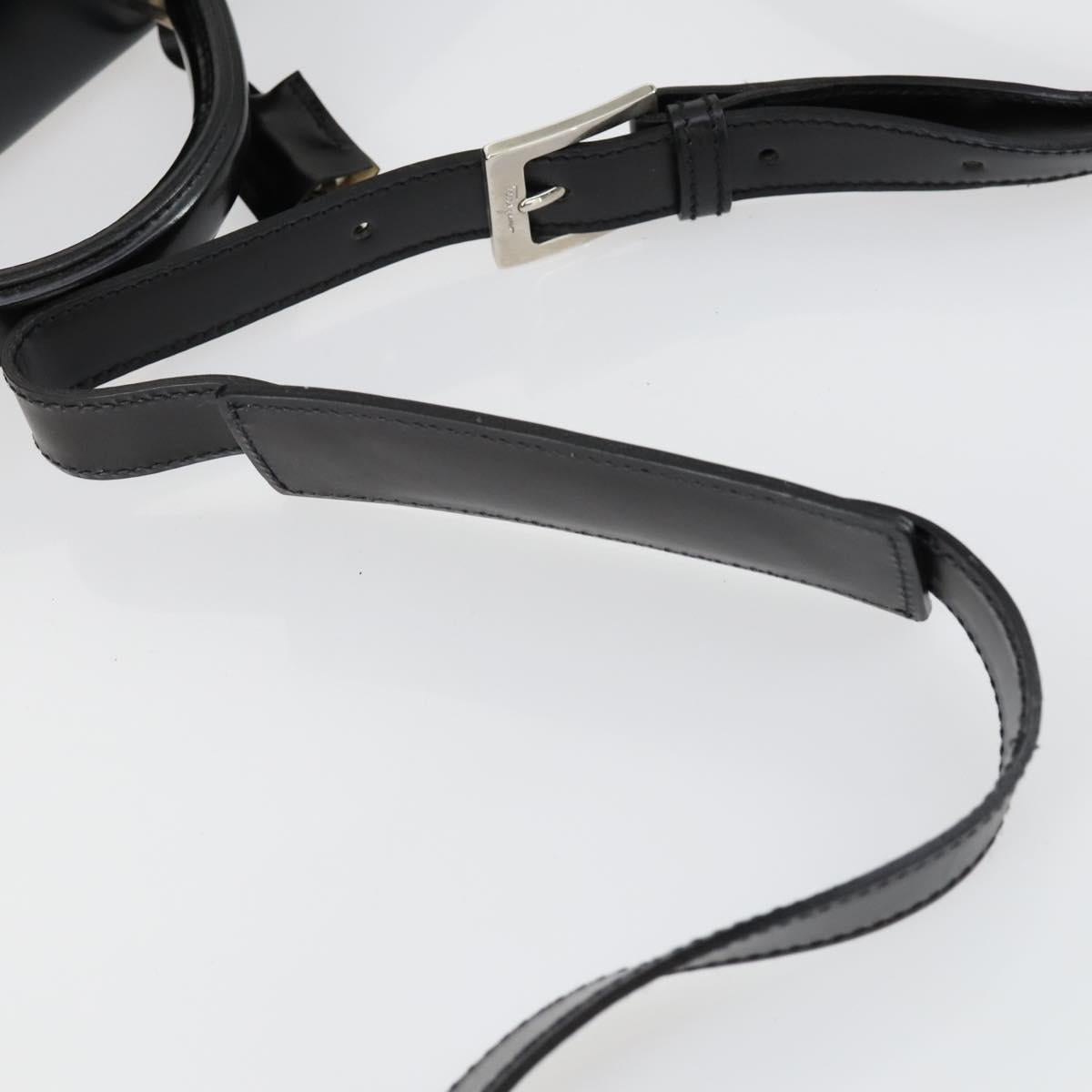 Salvatore Ferragamo Business Bag Leather 2way Black Auth 151628