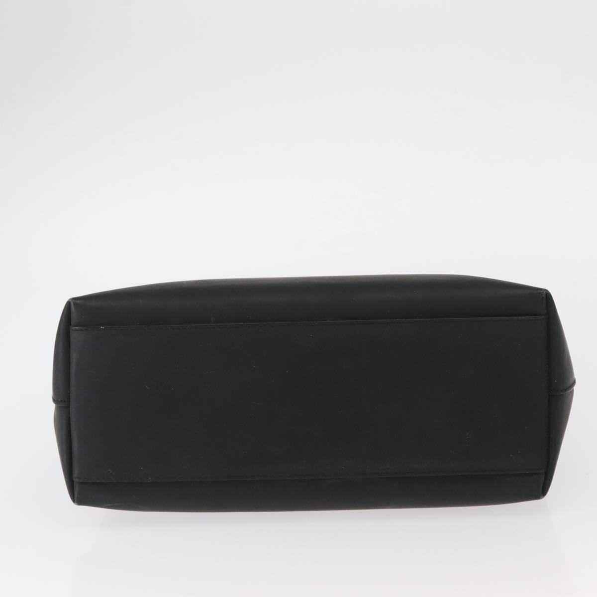 GUCCI Shoulder Bag Enamel Black Silver 001 3778 1705 Auth 151631