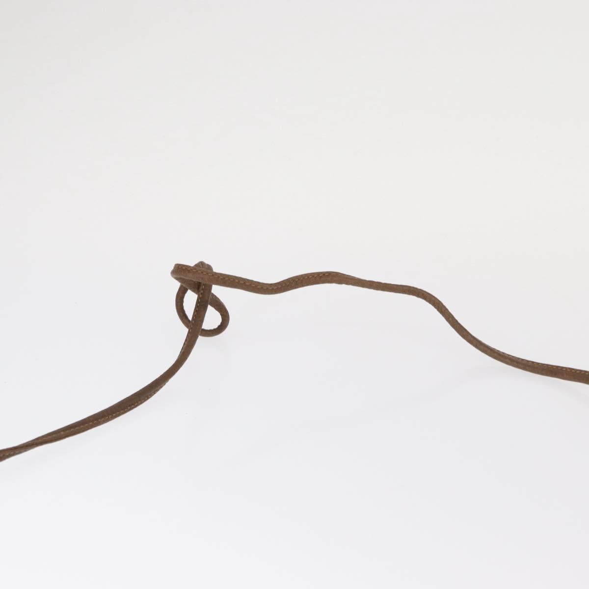 GUCCI GG Supreme Web Sherry Line Bag PVC Beige Gold 89 02 066 Auth 151636