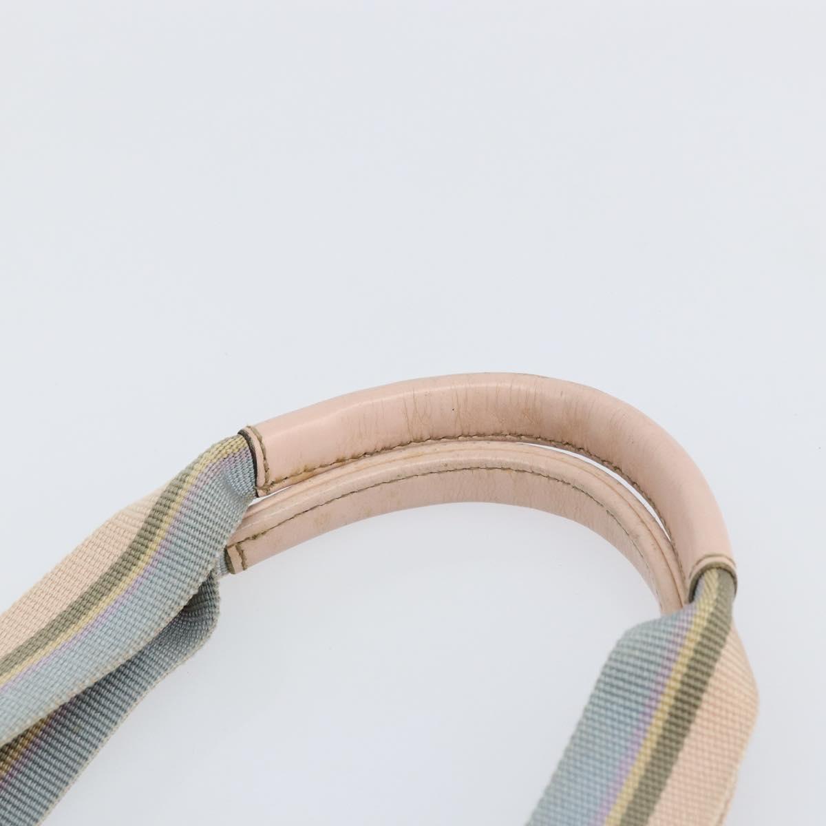 GUCCI GG Canvas Hand Bag Beige Gold 131228 Auth 151650
