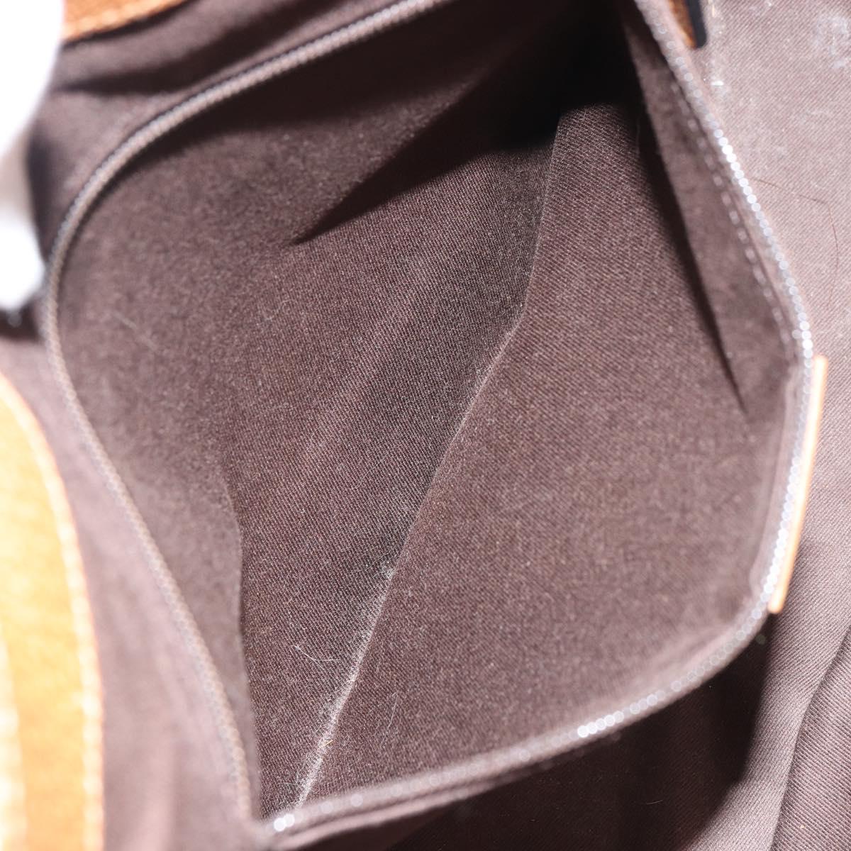 GUCCI GG Canvas Tote Bag Pink Silver 113019 Auth 151664