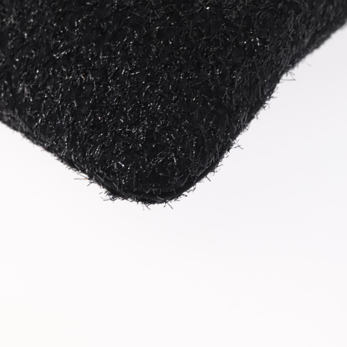 PRADA Hand Bag Nylon Black Auth 151666