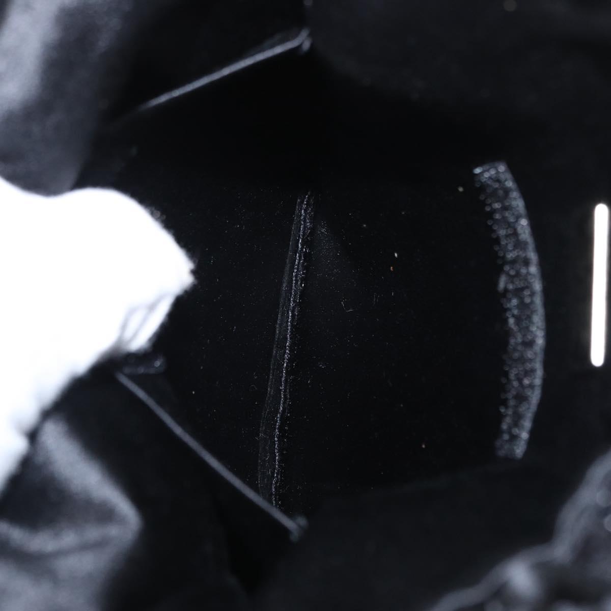 PRADA Hand Bag Nylon Black Auth 151666