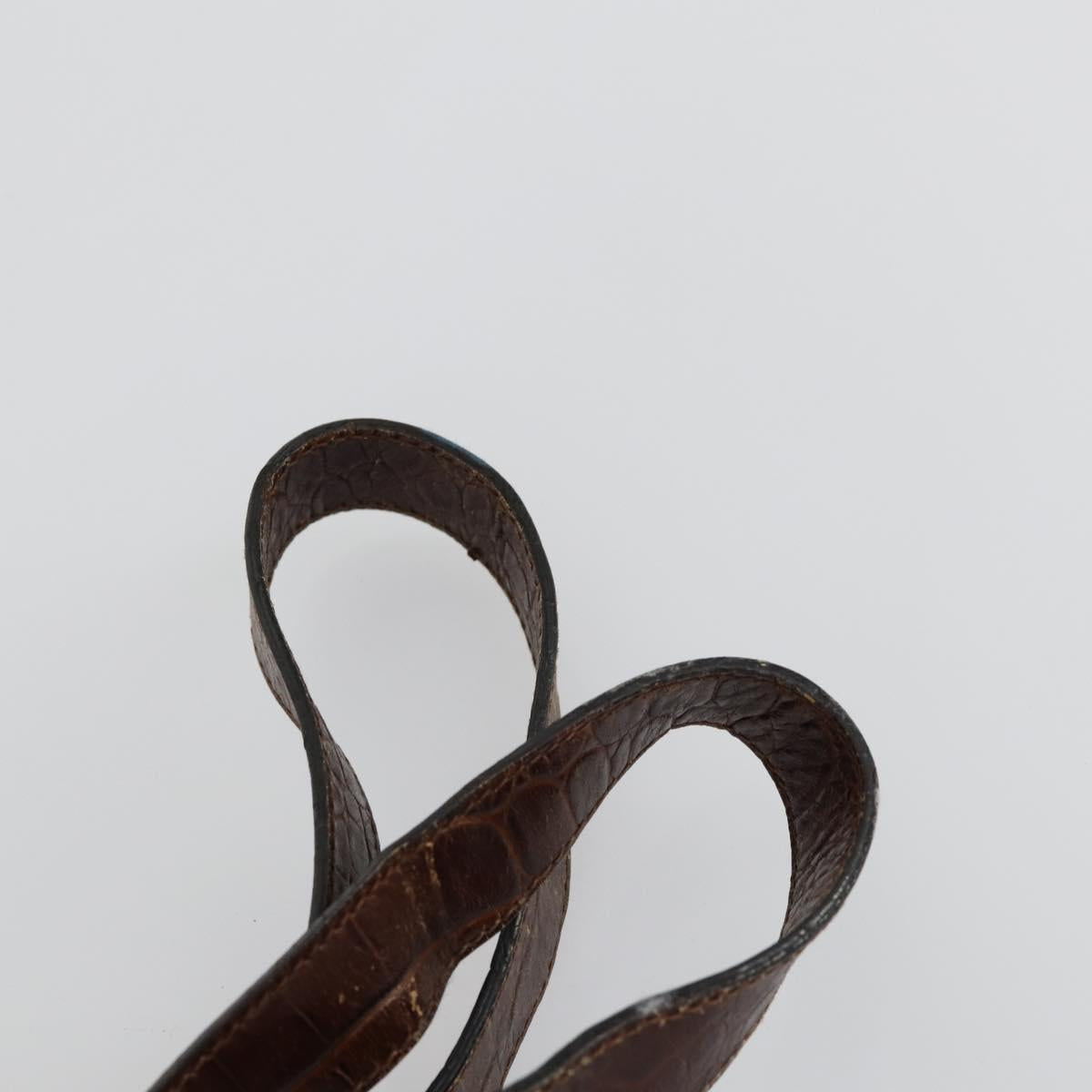 Salvatore Ferragamo Tote Bag Leather 3 Set White Pink black Auth 151677