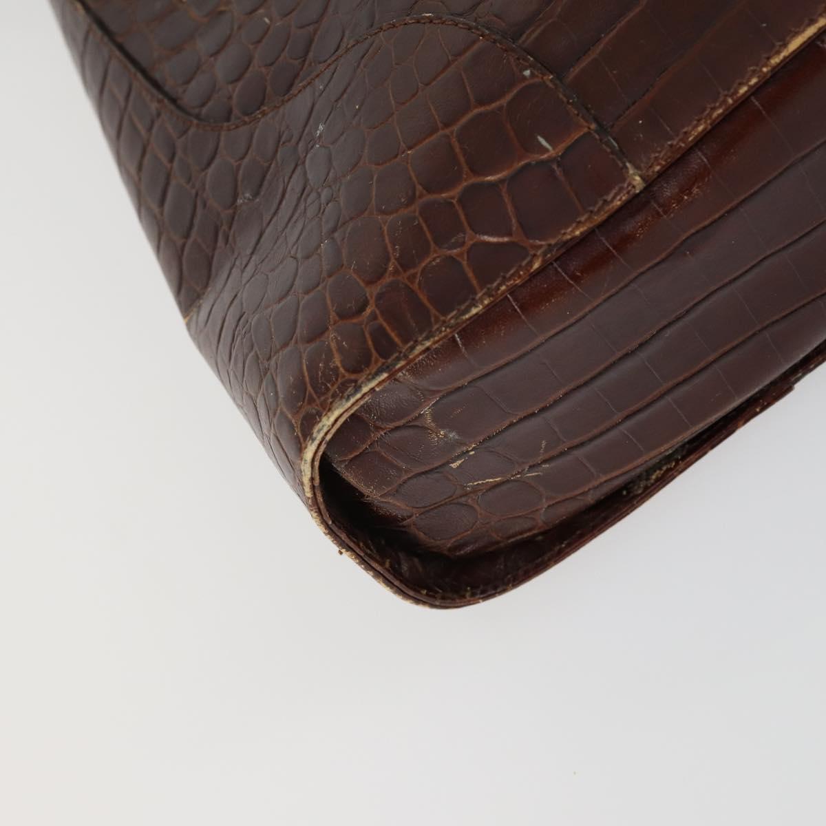 Salvatore Ferragamo Tote Bag Leather 3 Set White Pink black Auth 151677