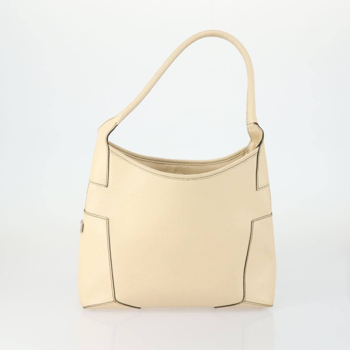 Salvatore Ferragamo Tote Bag Leather 3 Set White Pink black Auth 151677