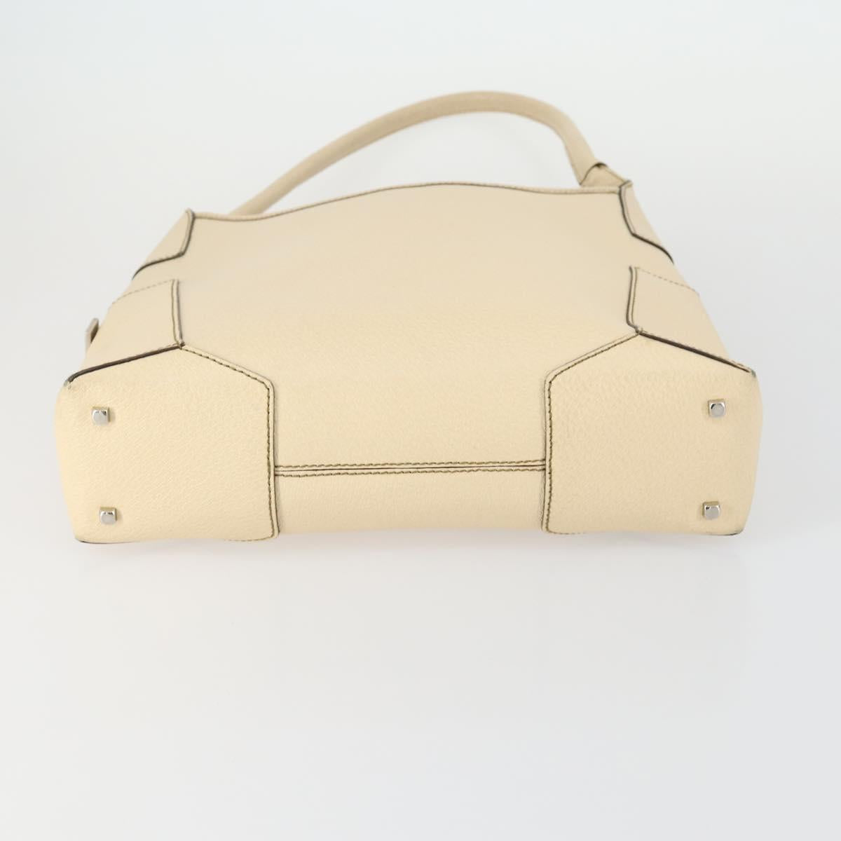 Salvatore Ferragamo Tote Bag Leather 3 Set White Pink black Auth 151677