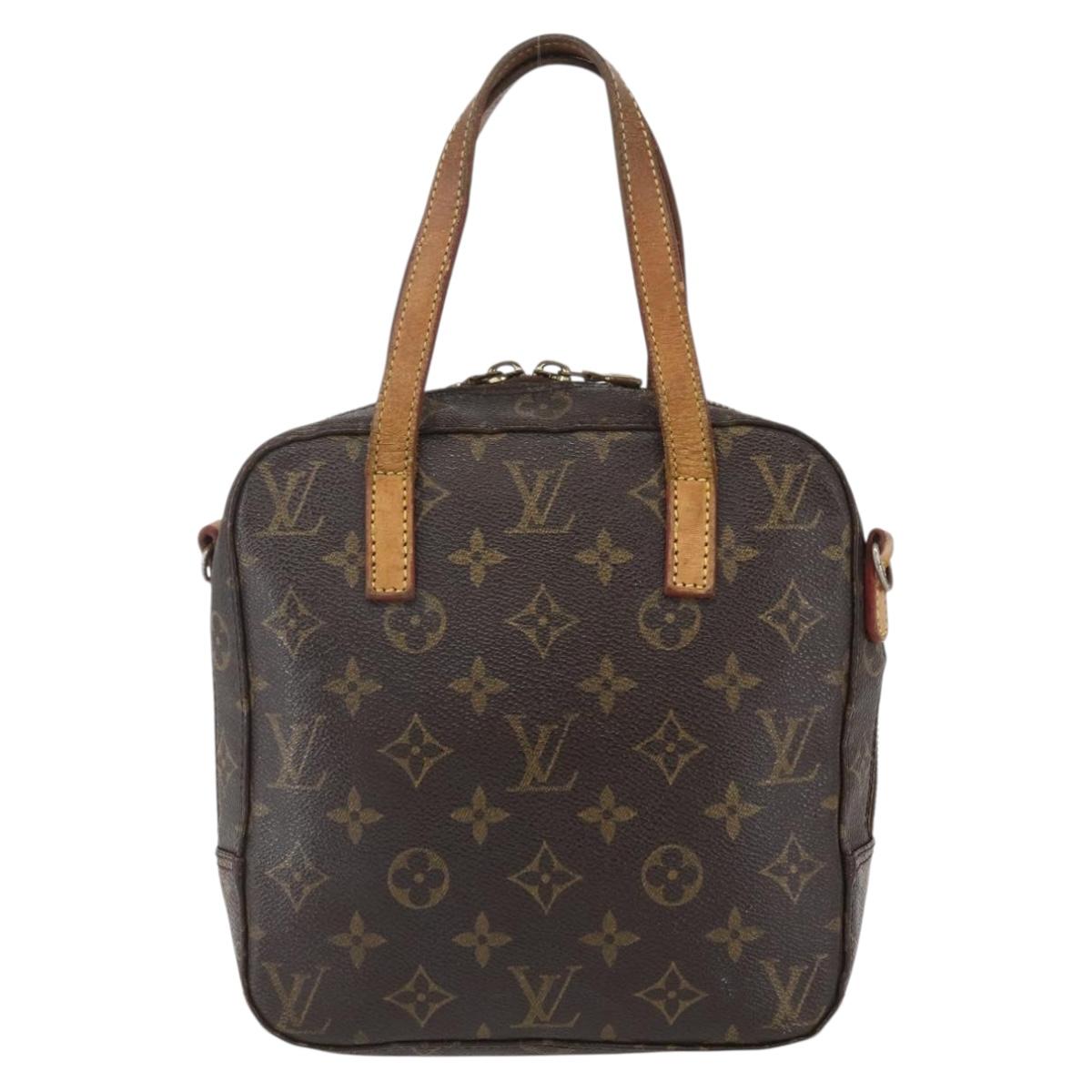 LOUIS VUITTON Monogram Spontini Hand Bag M47500 LV Auth 151680