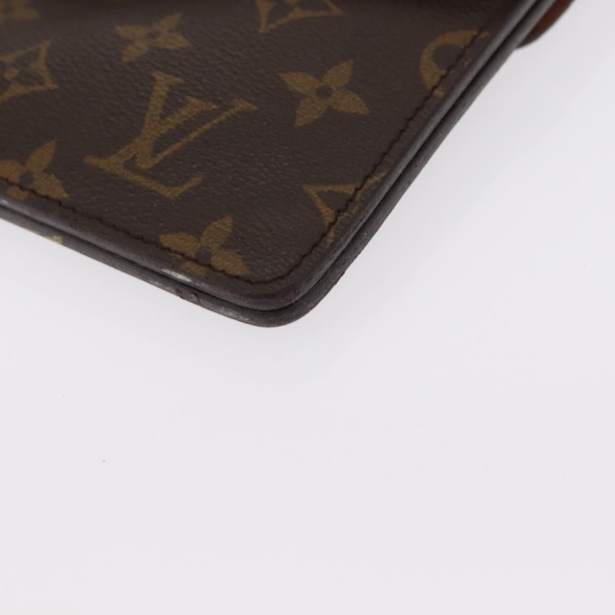 LOUIS VUITTON Monogram Double Rabat Shoulder Bag M51815 LV Auth 151698