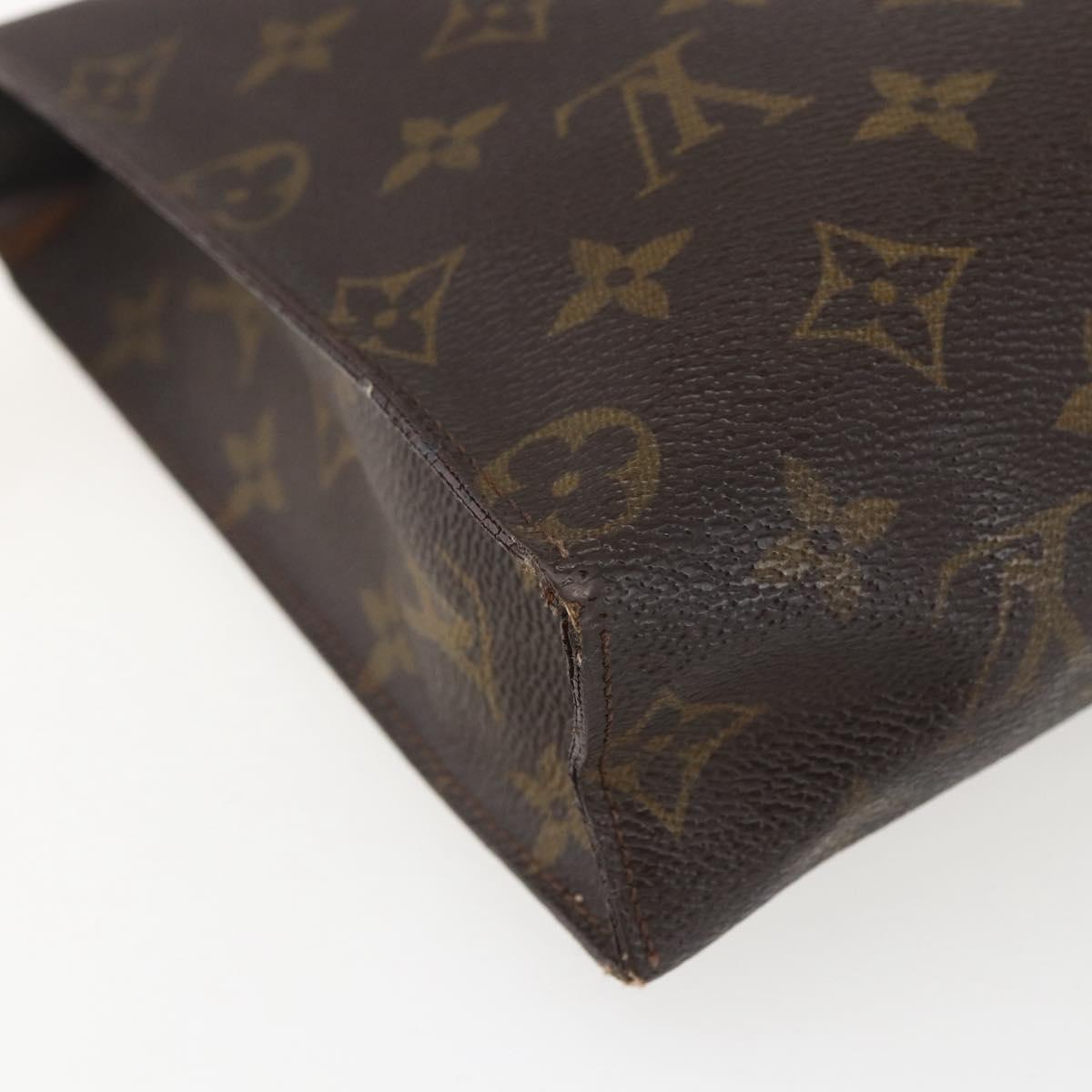 LOUIS VUITTON Monogram Poche Toilette 26 Pouch M47542 LV Auth 151703