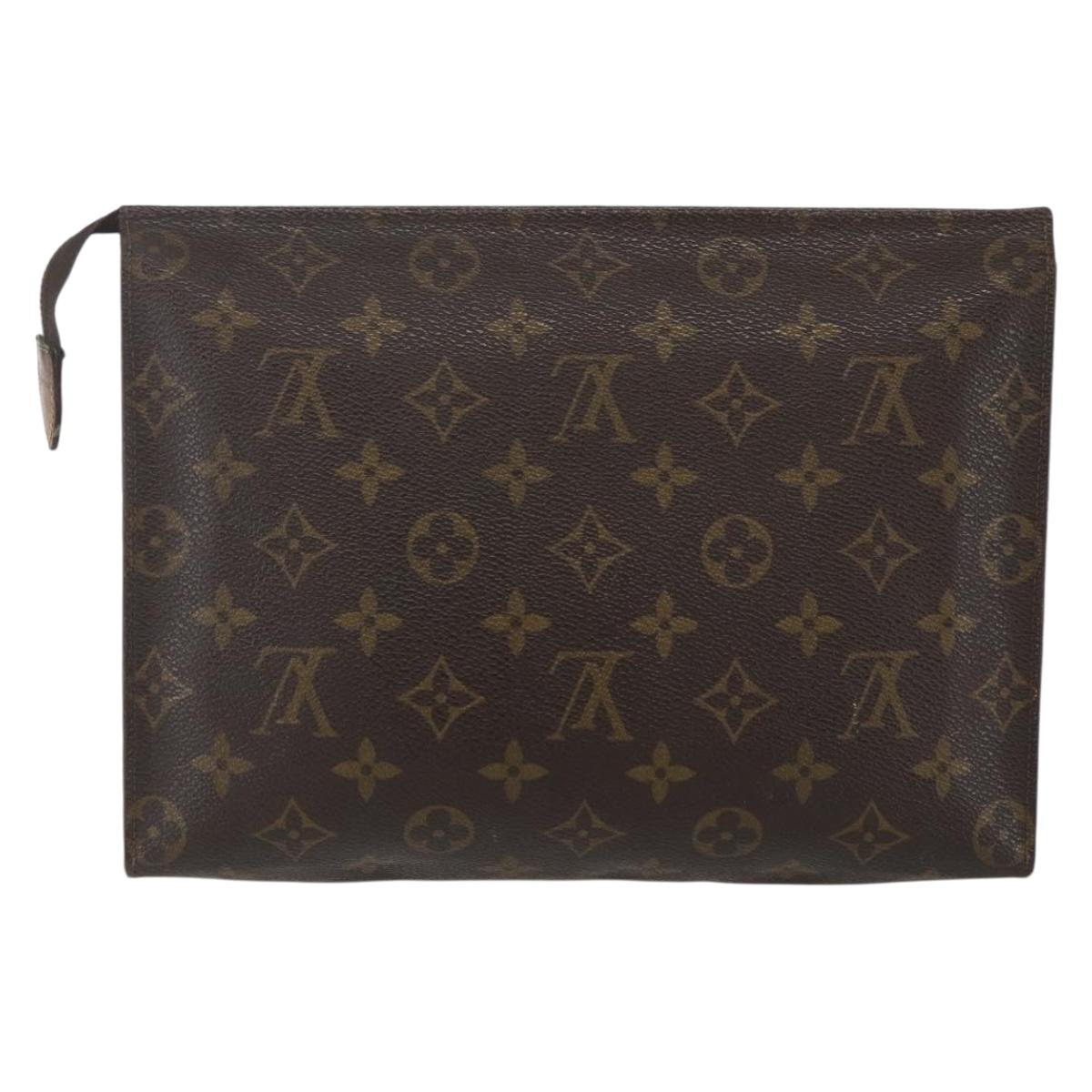 LOUIS VUITTON Monogram Poche Toilette 26 Pouch M47542 LV Auth 151703
