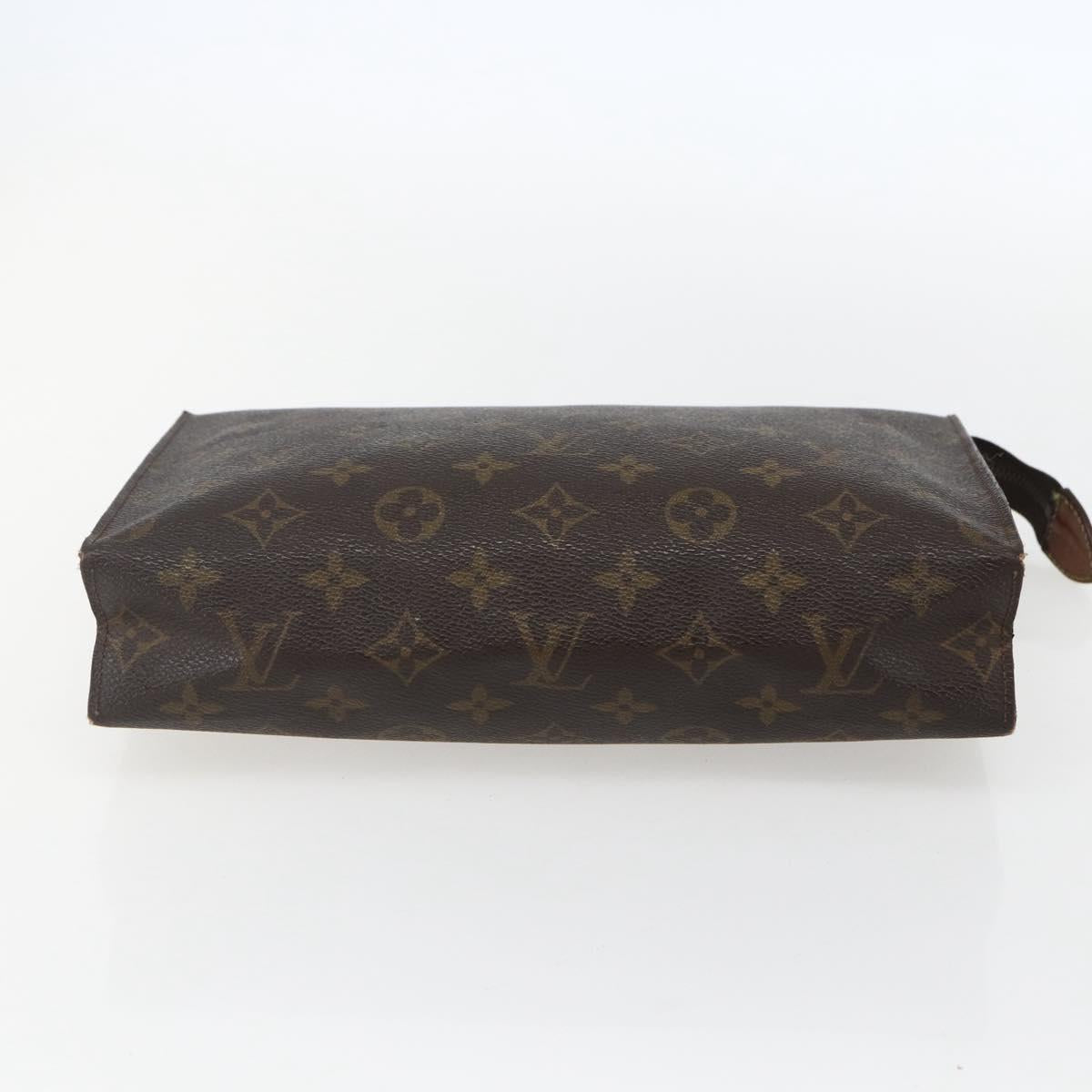 LOUIS VUITTON Monogram Poche Toilette 26 Pouch M47542 LV Auth 151703
