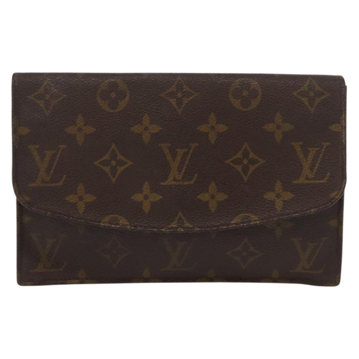 LOUIS VUITTON Monogram Pochette Rabat 20 Clutch Bag M51935 LV Auth 151707