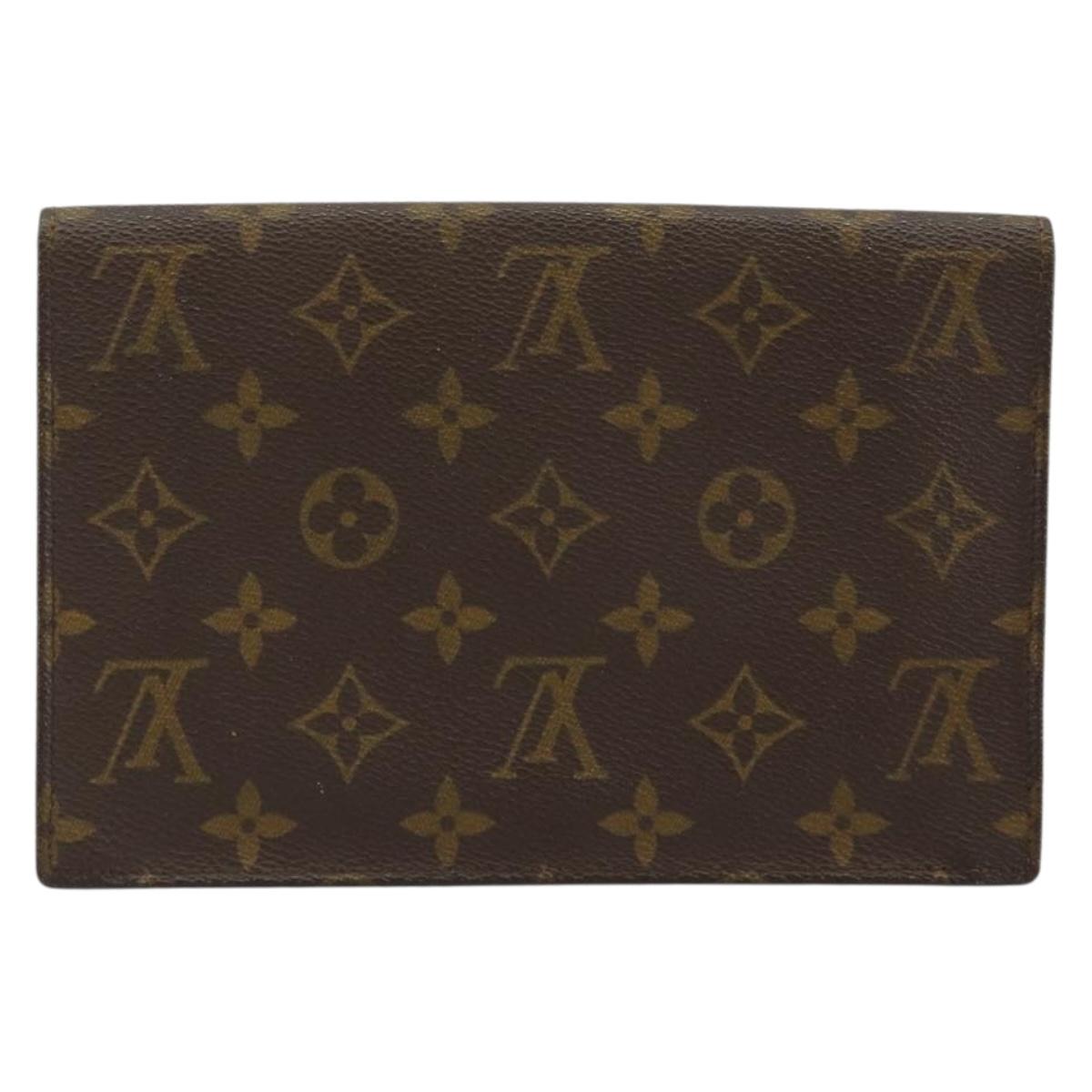 LOUIS VUITTON Monogram Pochette Rabat 20 Clutch Bag M51935 LV Auth 151707