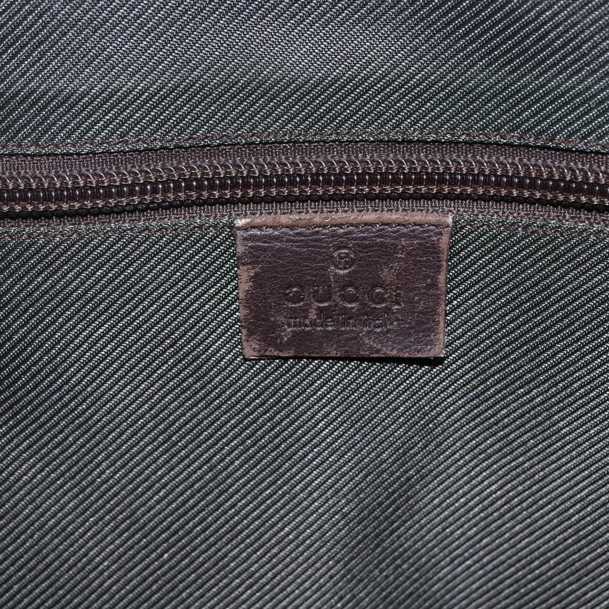 GUCCI GG Supreme Tote Bag PVC Beige Silver 108832 Auth 151708