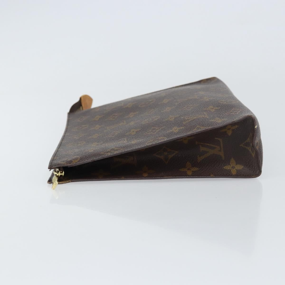 LOUIS VUITTON Monogram Poche Toilette 26 Pouch M47542 LV Auth 151709