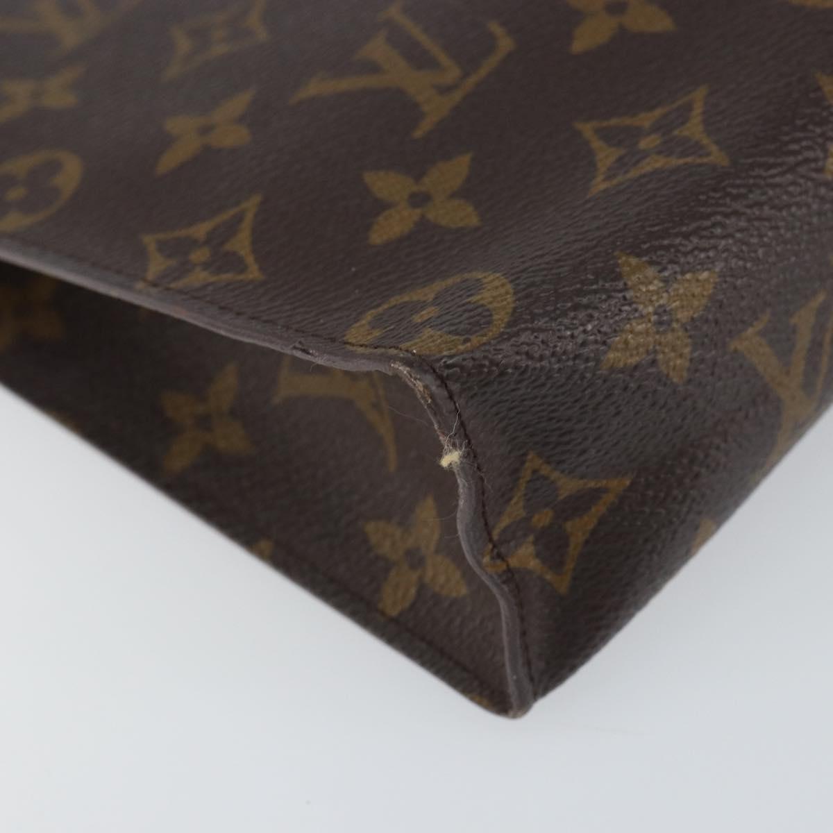 LOUIS VUITTON Monogram Poche Toilette 26 Pouch M47542 LV Auth 151709