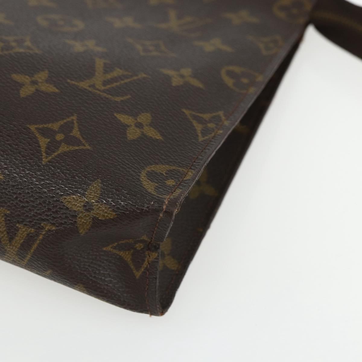 LOUIS VUITTON Monogram Poche Toilette 26 Pouch M47542 LV Auth 151710