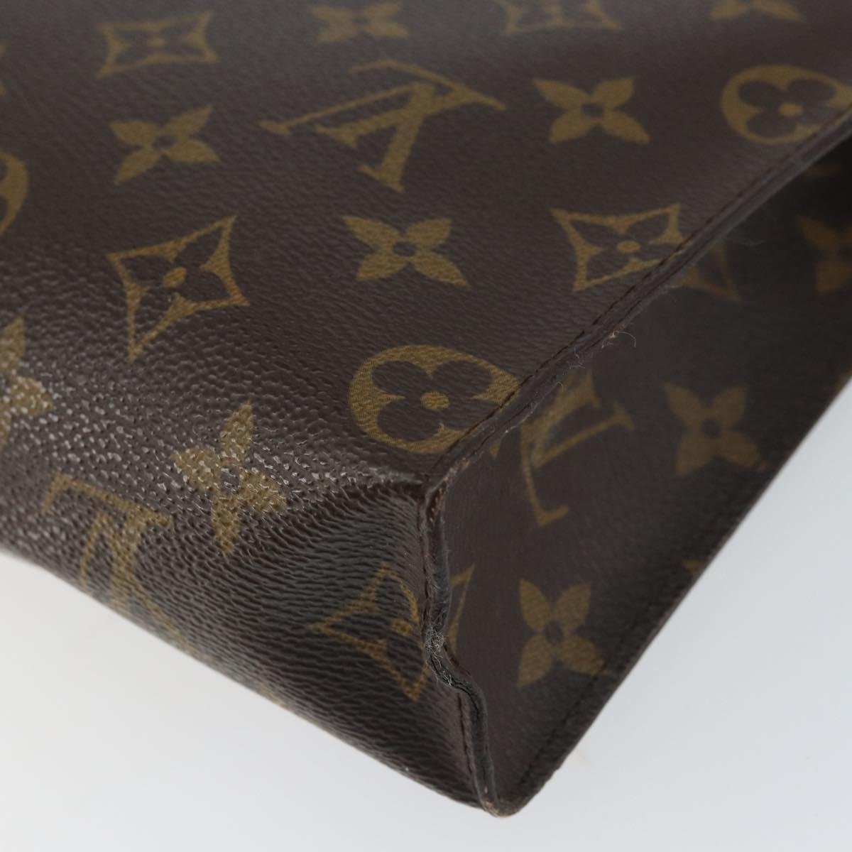 LOUIS VUITTON Monogram Poche Toilette 26 Pouch M47542 LV Auth 151730
