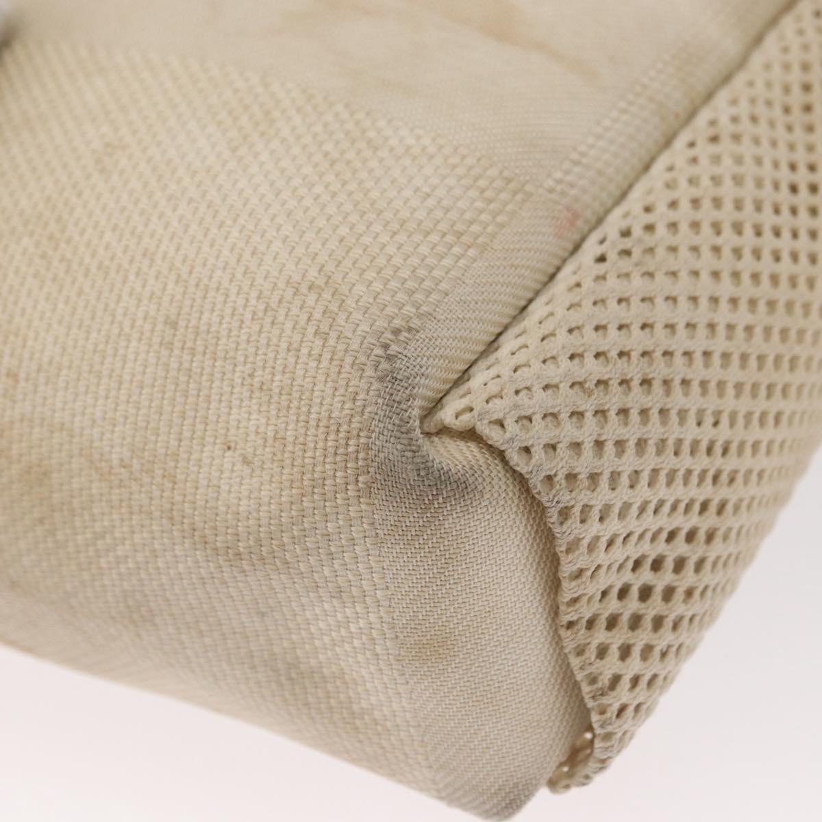 LOUIS VUITTON Damier Geant LV Cup Weatherly Bag White M80637 LV Auth 151732