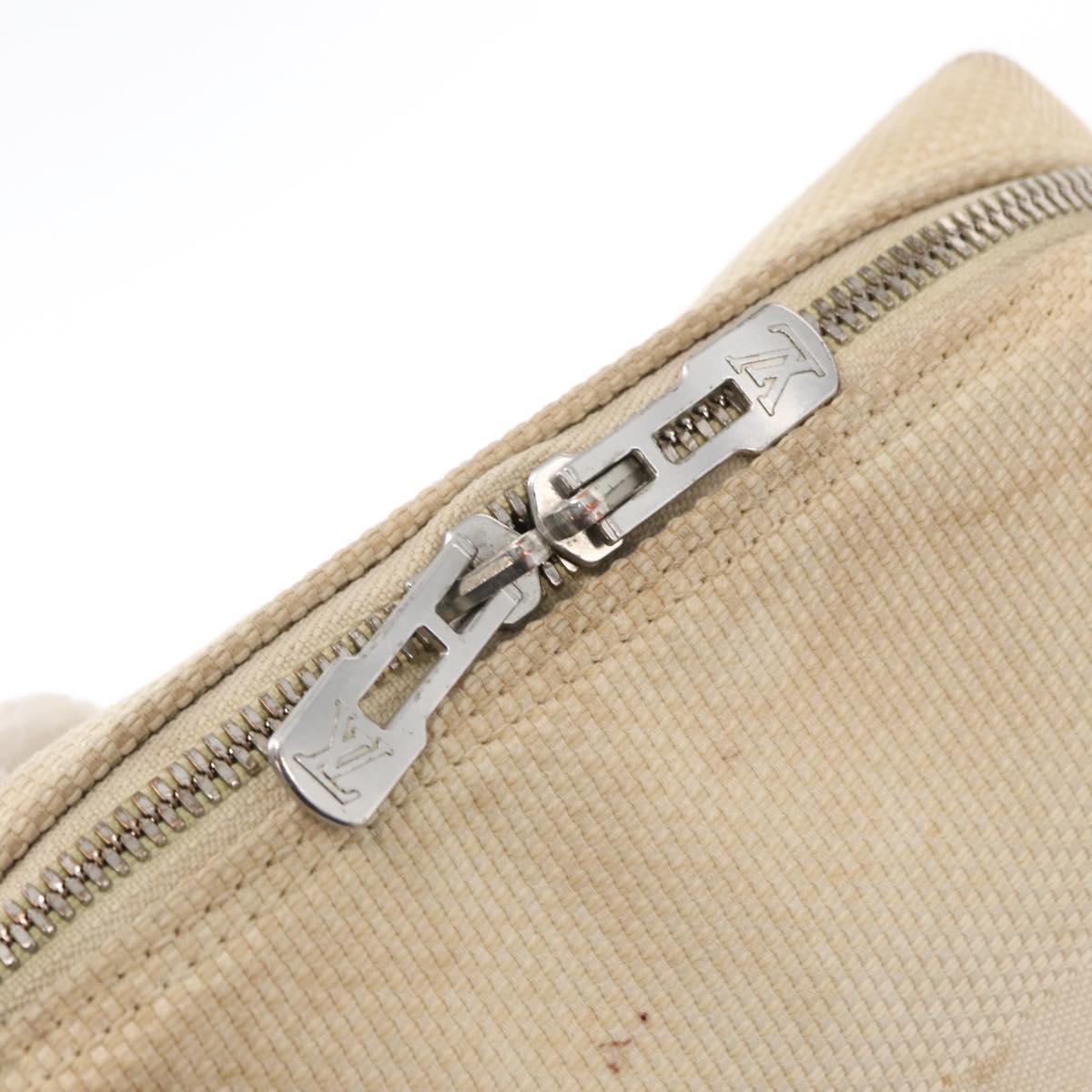 LOUIS VUITTON Damier Geant LV Cup Weatherly Bag White M80637 LV Auth 151732