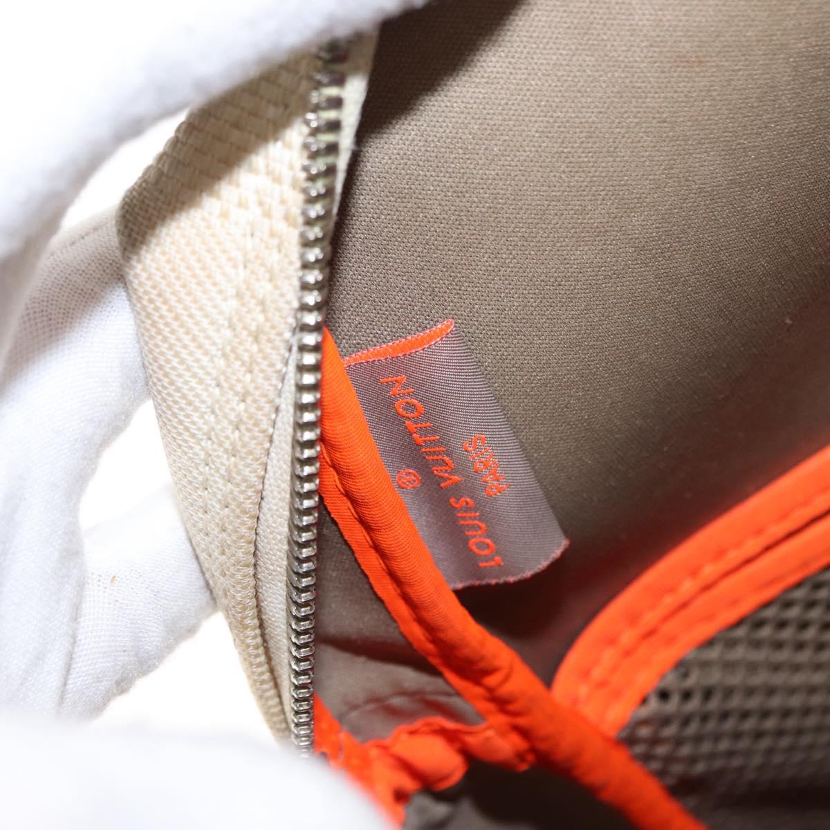 LOUIS VUITTON Damier Geant LV Cup Weatherly Bag White M80637 LV Auth 151732