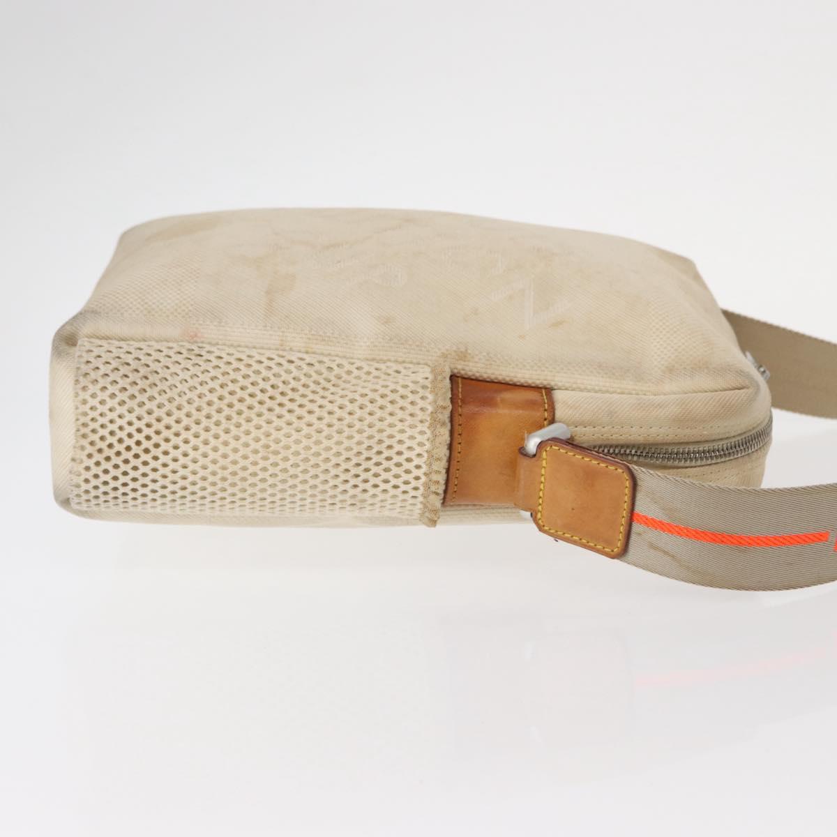 LOUIS VUITTON Damier Geant LV Cup Weatherly Bag White M80637 LV Auth 151732