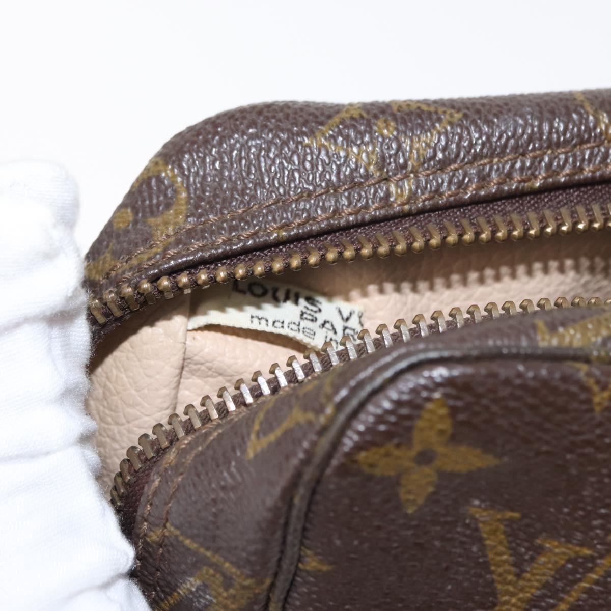 LOUIS VUITTON Monogram Trousse Toilette 23 Clutch Bag M47524 LV Auth 151734