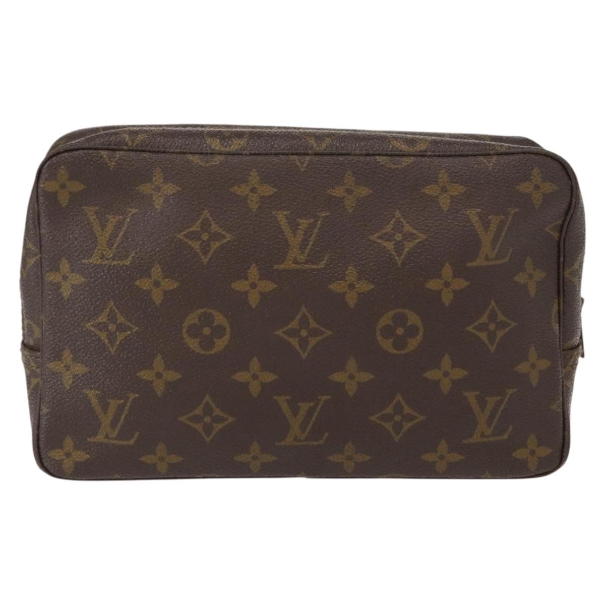 LOUIS VUITTON Monogram Trousse Toilette 23 Clutch Bag M47524 LV Auth 151734