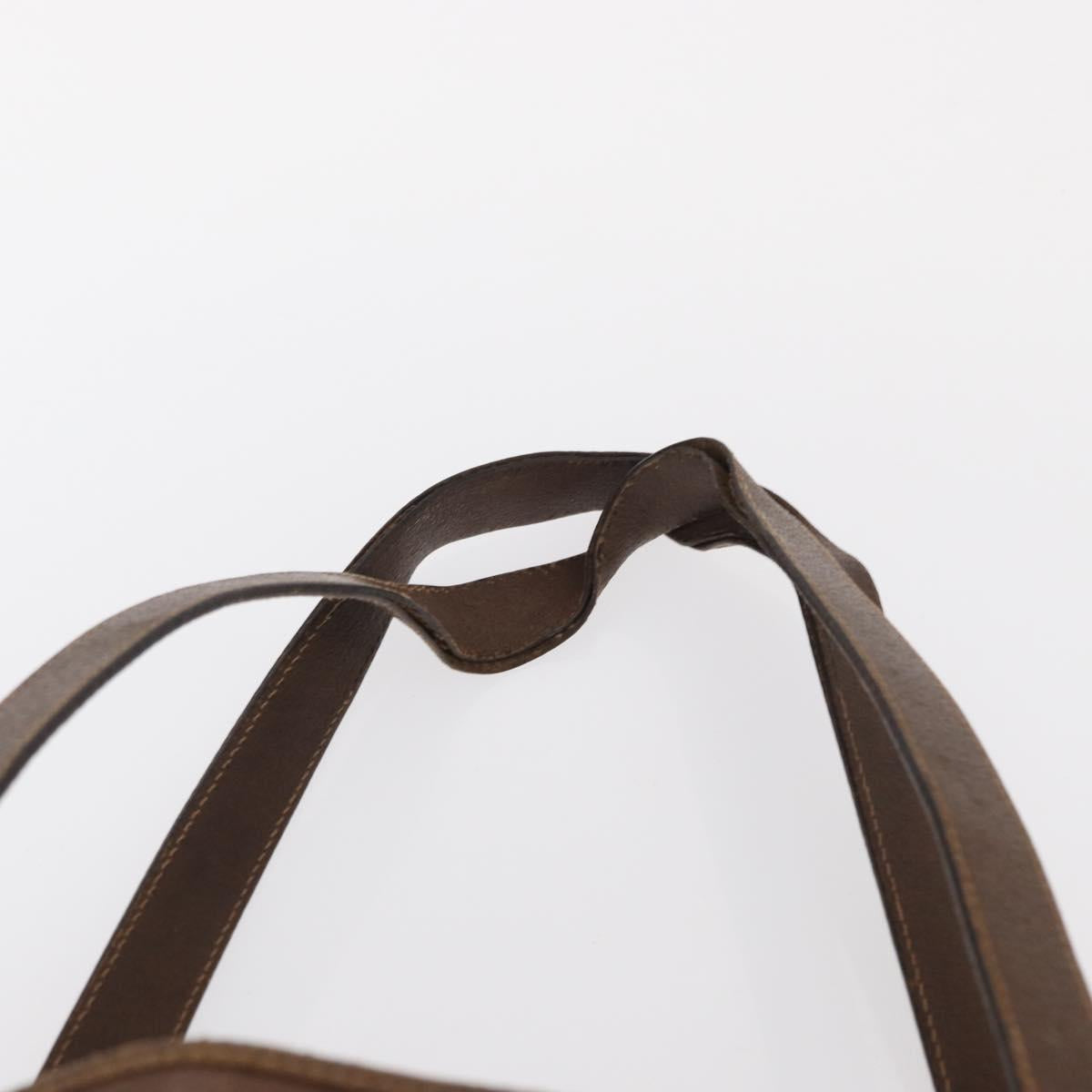 GUCCI GG Supreme Tote Bag PVC Beige Gold 002 123 0035 Auth 151735