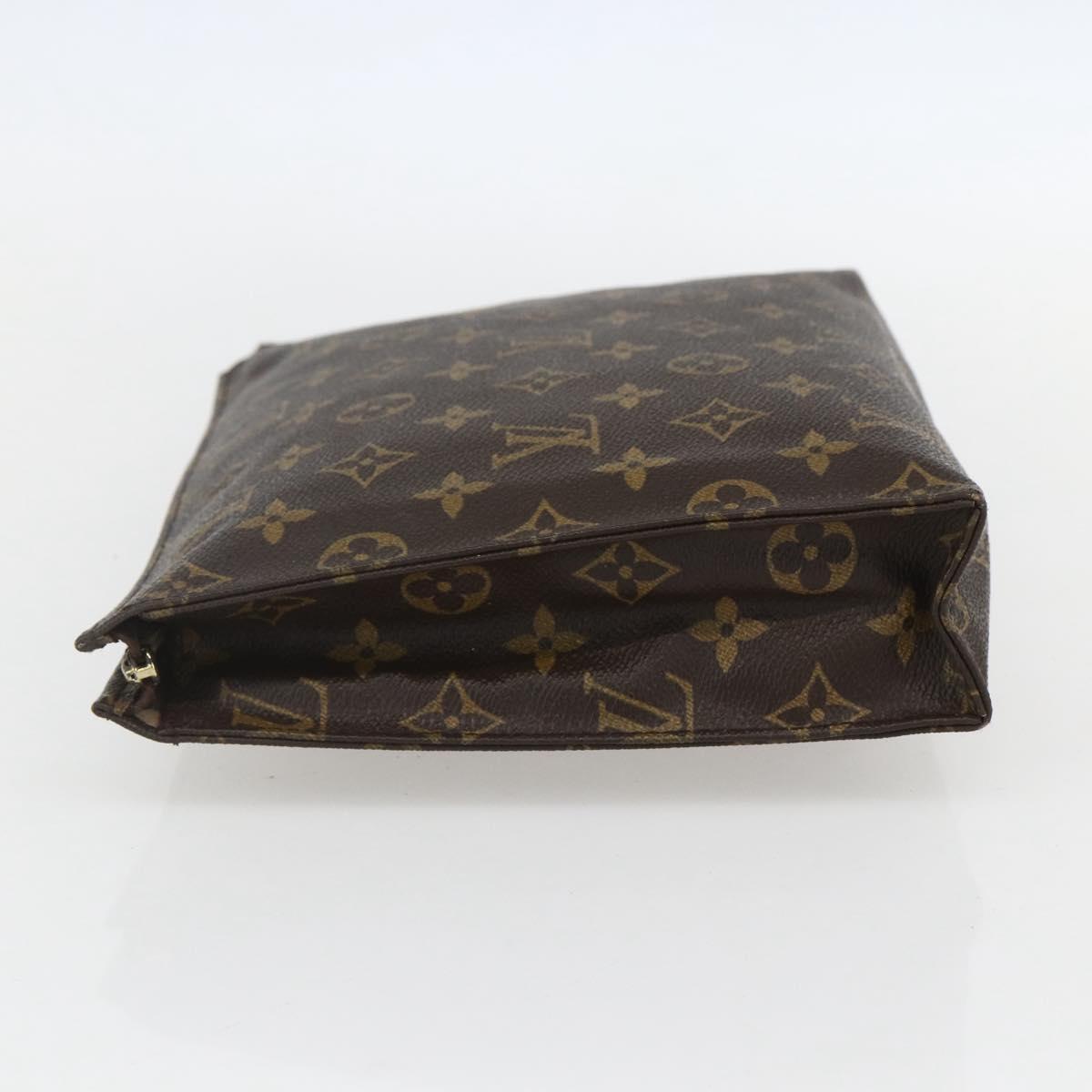 LOUIS VUITTON Monogram Poche Toilette 26 Pouch M47542 LV Auth 151736