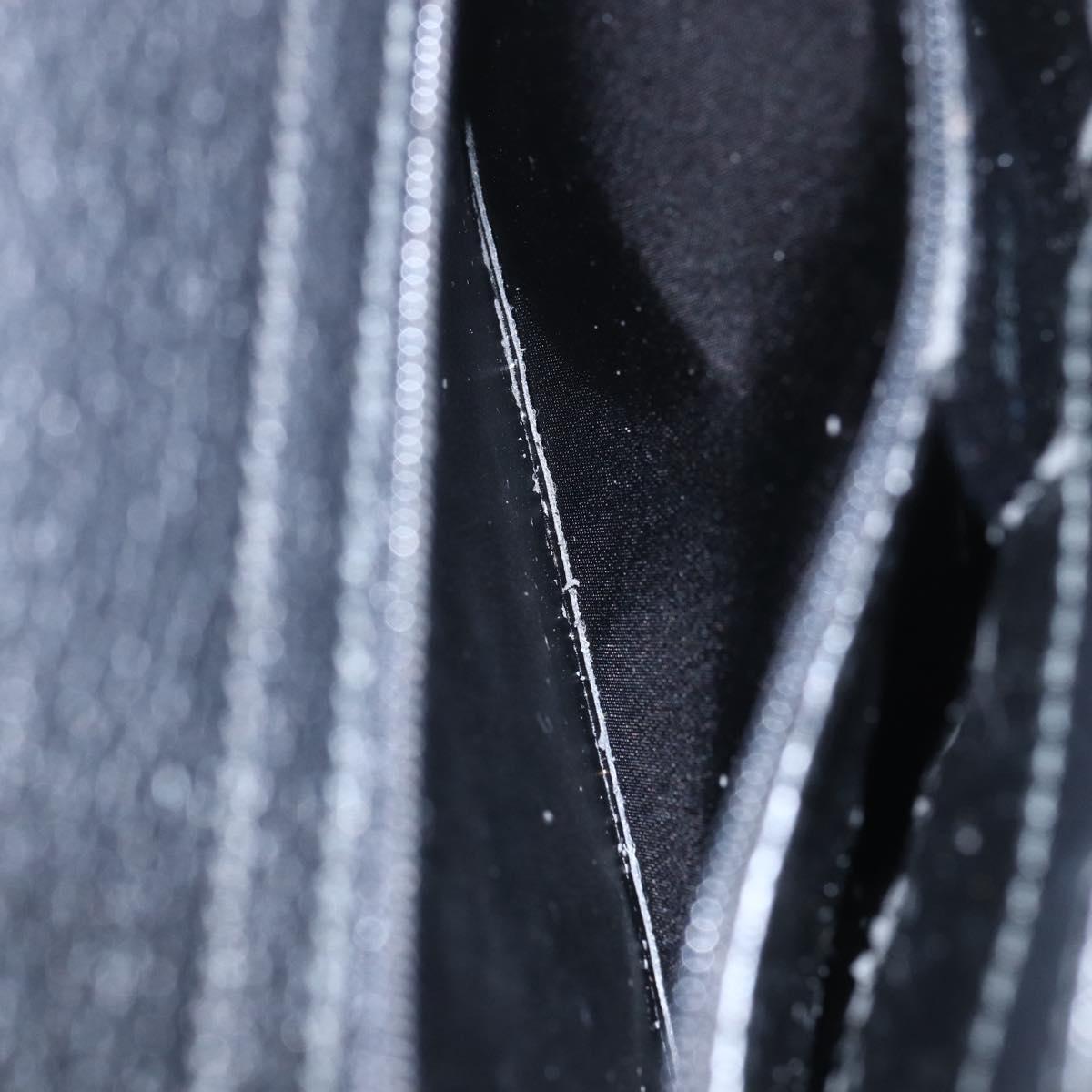 GUCCI Hand Bag Leather 2way Black Silver 002 1118 0463 Auth 151738