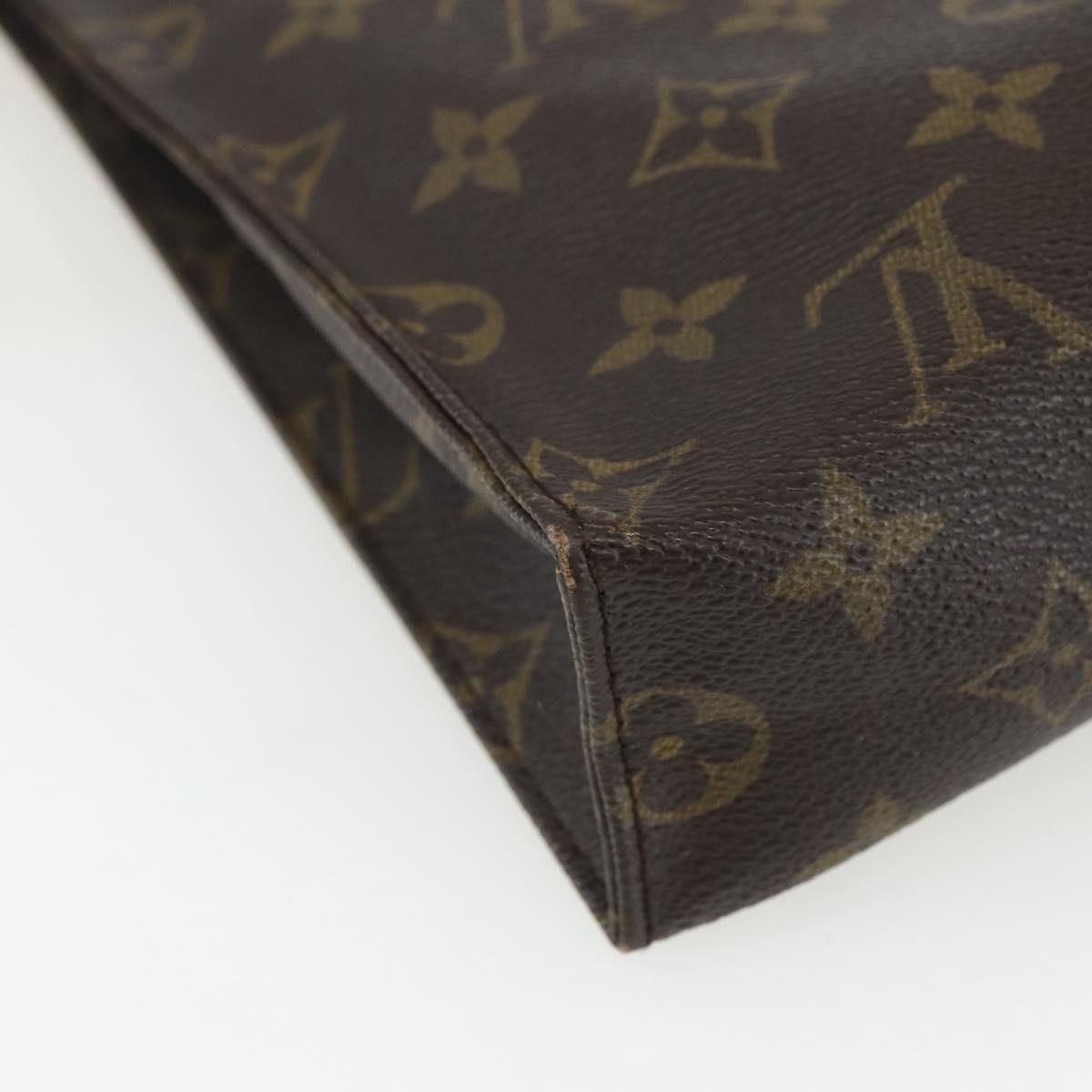 LOUIS VUITTON Monogram Poche Toilette 26 Pouch M47542 LV Auth 151741