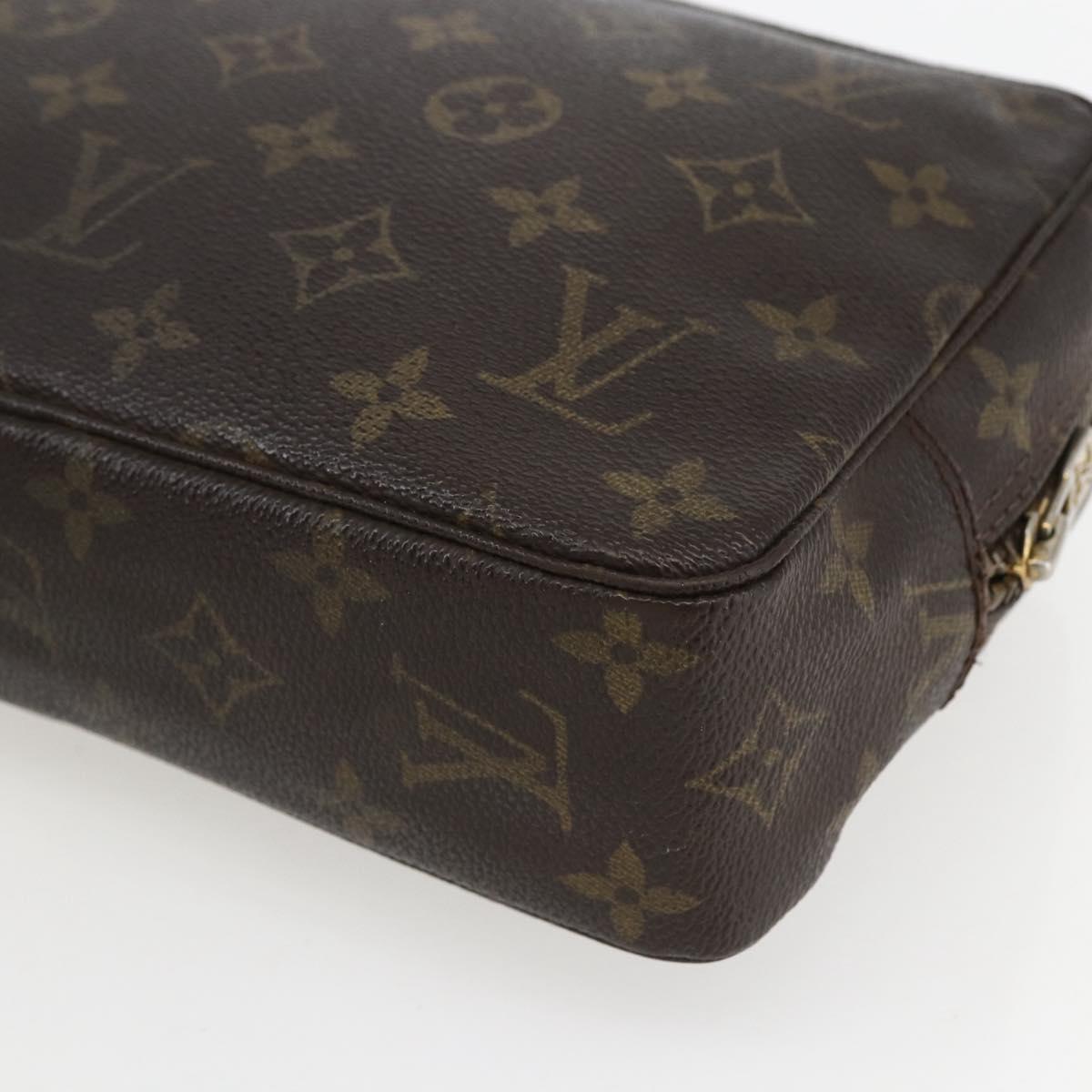 LOUIS VUITTON Monogram Trousse Toilette 23 Clutch Bag M47524 LV Auth 151744