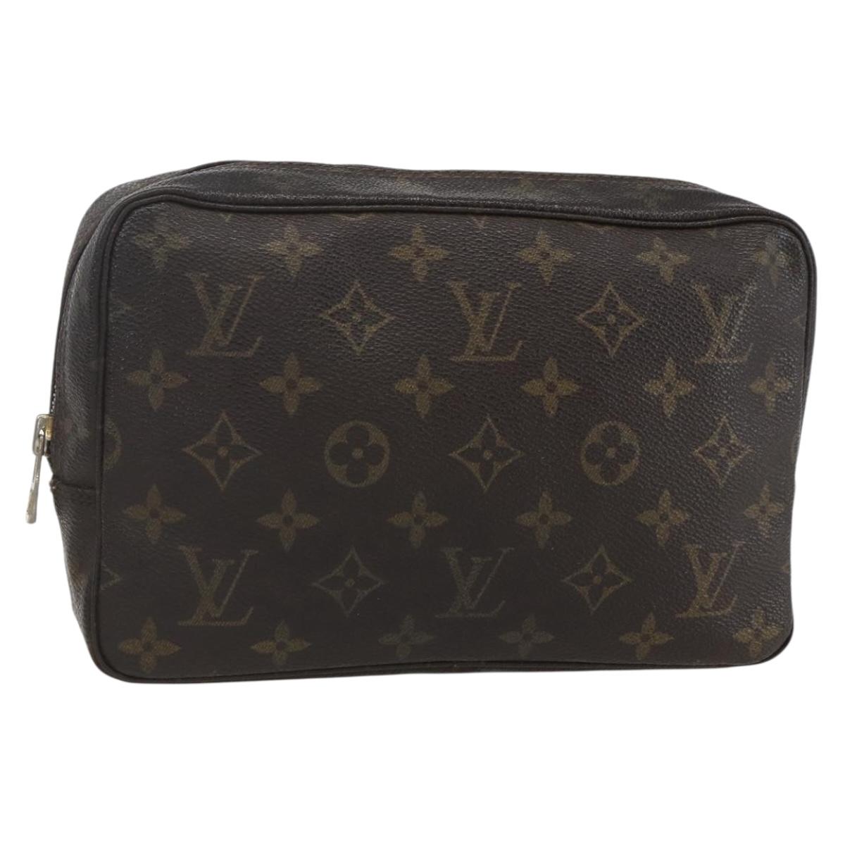 LOUIS VUITTON Monogram Trousse Toilette 23 Clutch Bag M47524 LV Auth 151744