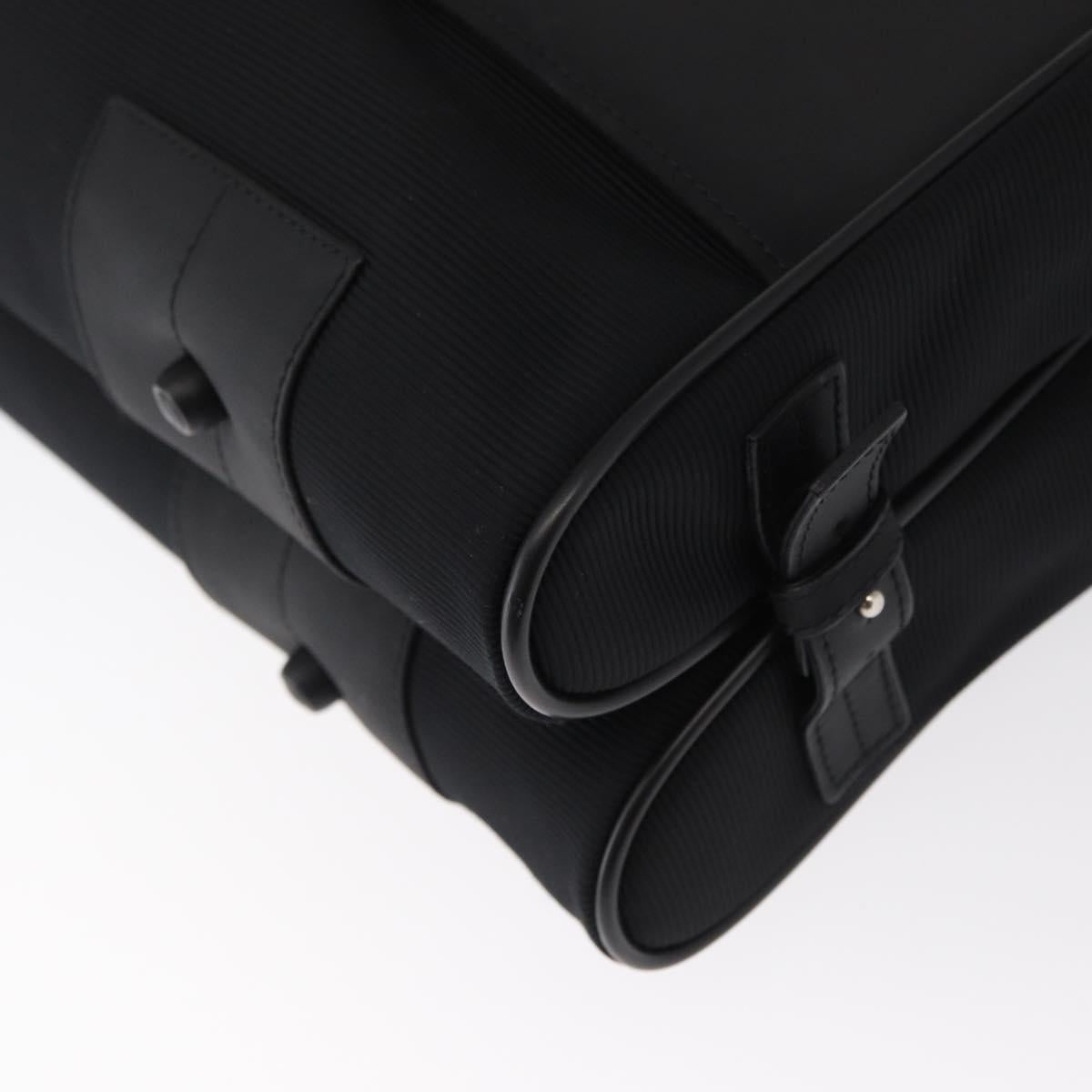 MONTBLANC Hand Bag Canvas Black Auth 151747