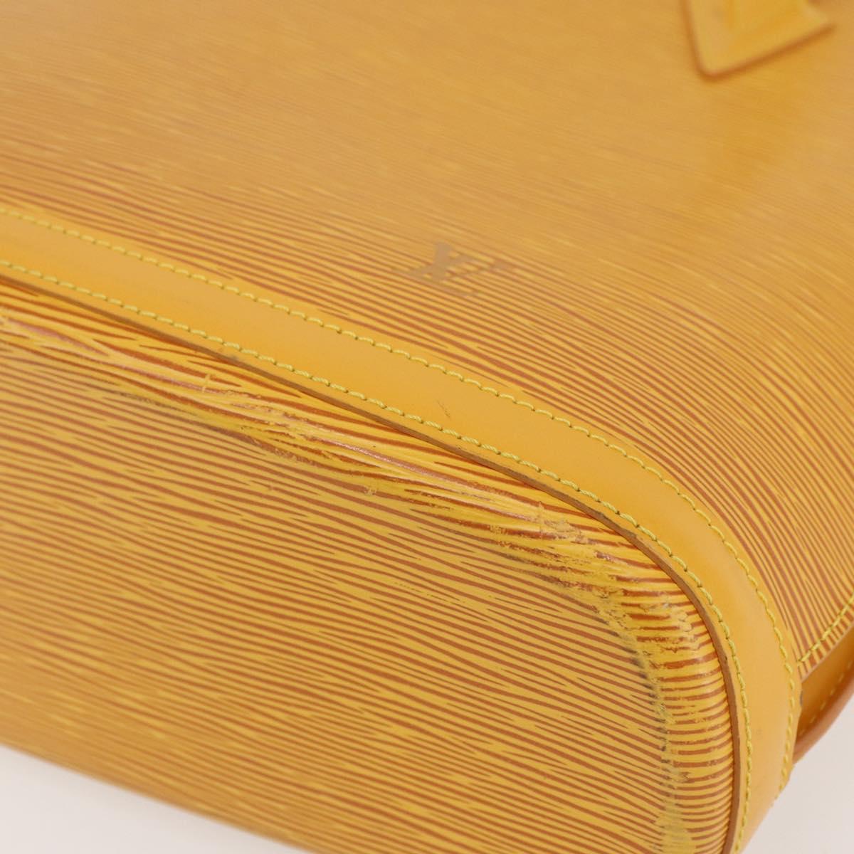 LOUIS VUITTON Epi Lussac Shoulder Bag Yellow M52289 LV Auth 151755