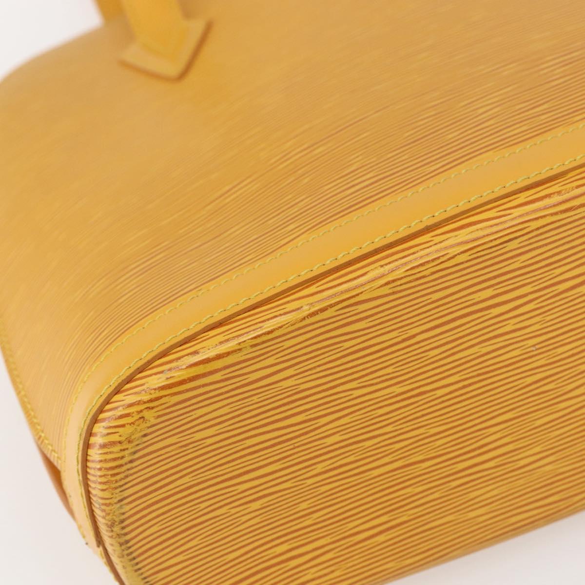 LOUIS VUITTON Epi Lussac Shoulder Bag Yellow M52289 LV Auth 151755