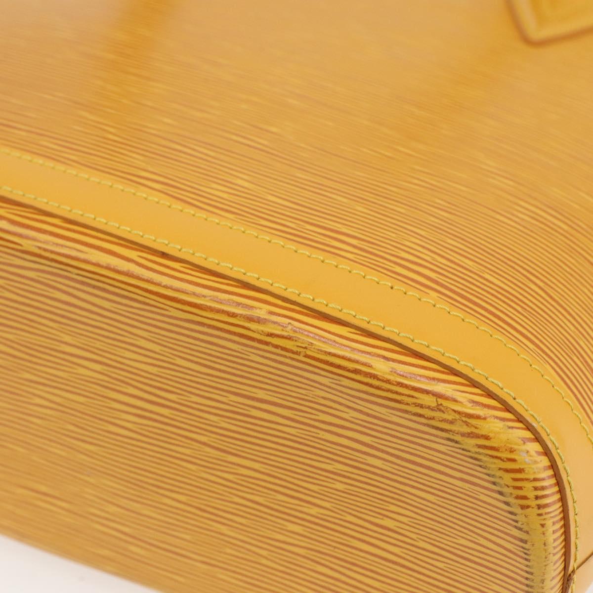LOUIS VUITTON Epi Lussac Shoulder Bag Yellow M52289 LV Auth 151755