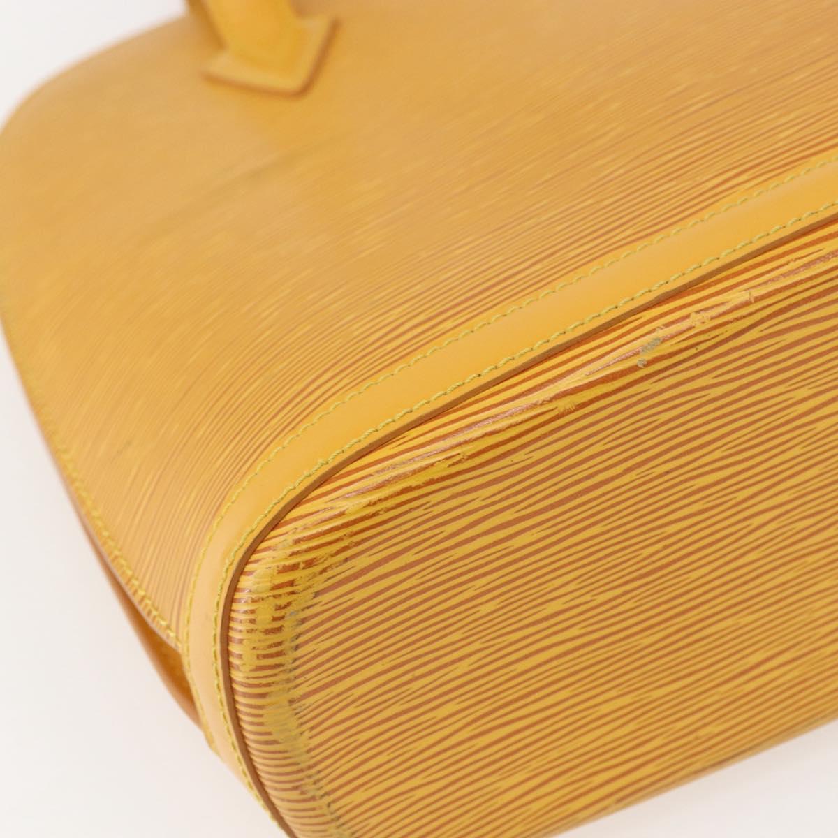 LOUIS VUITTON Epi Lussac Shoulder Bag Yellow M52289 LV Auth 151755