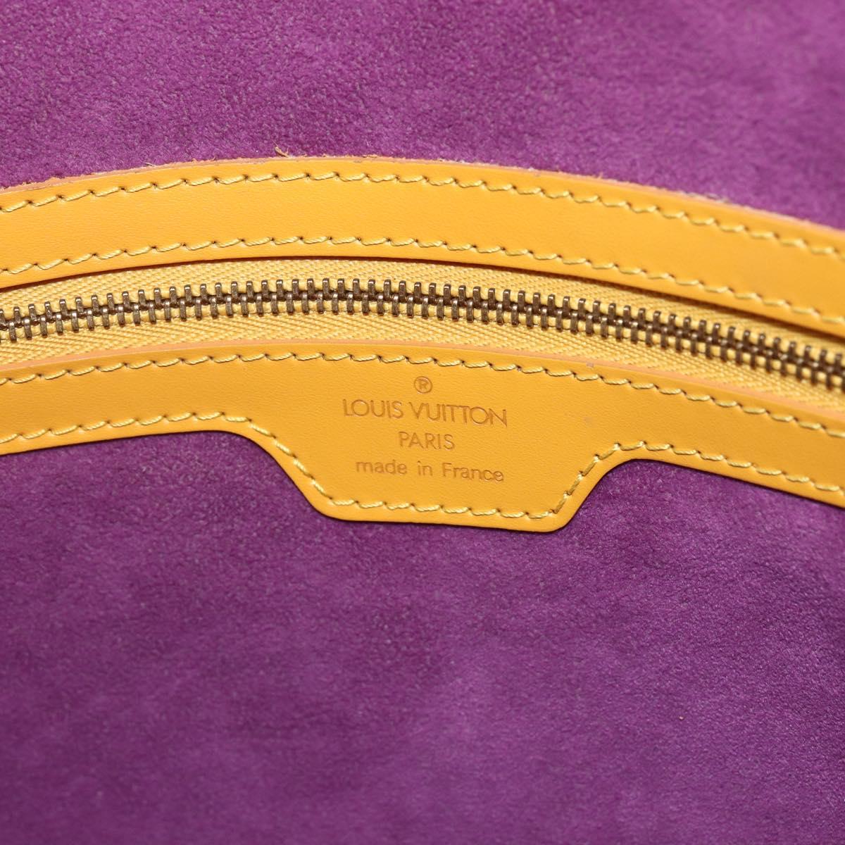 LOUIS VUITTON Epi Lussac Shoulder Bag Yellow M52289 LV Auth 151755