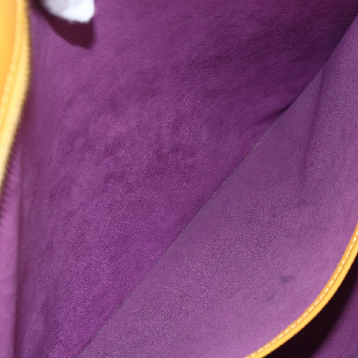 LOUIS VUITTON Epi Lussac Shoulder Bag Yellow M52289 LV Auth 151755