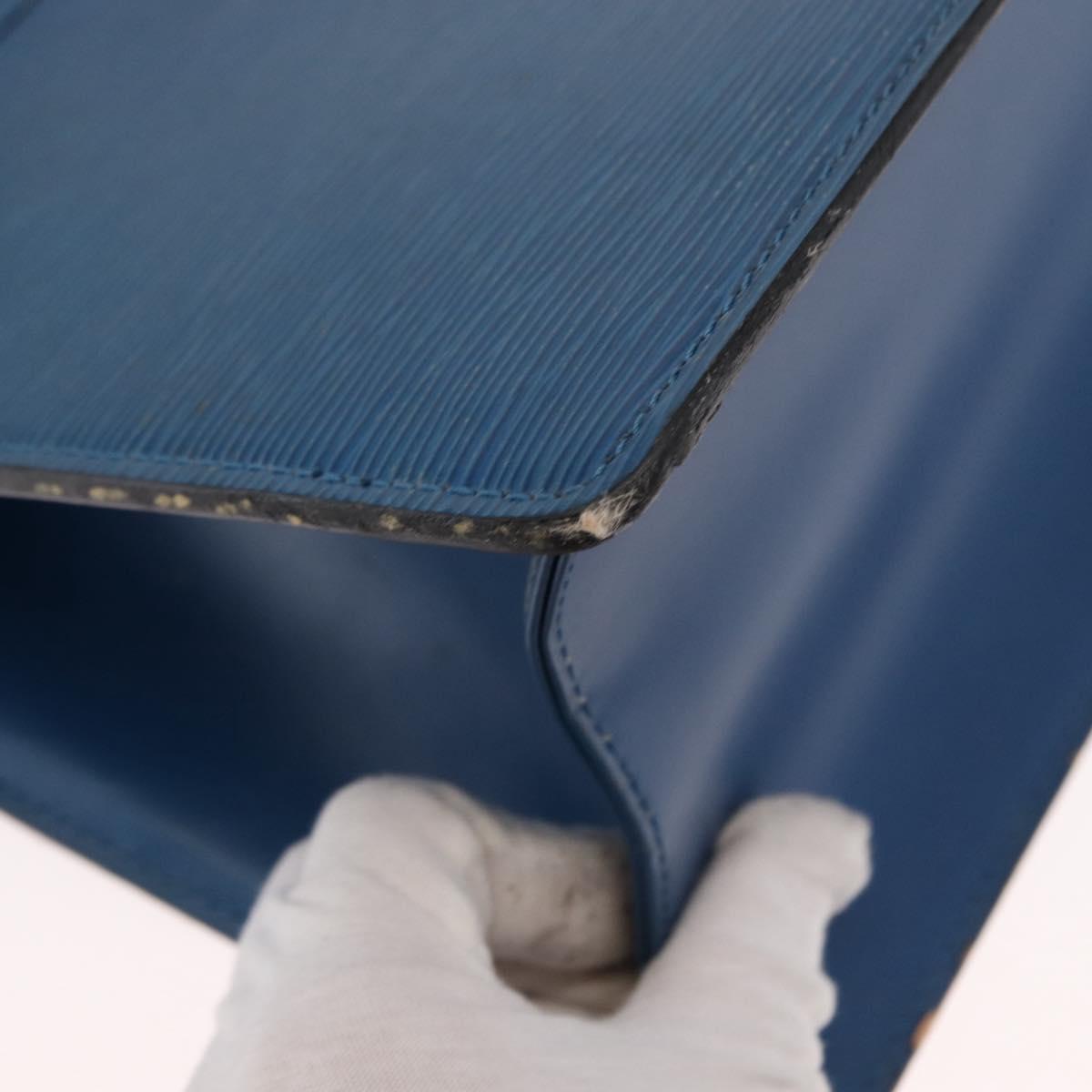 LOUIS VUITTON Epi Riviera Hand Bag Blue M48185 LV Auth 151756