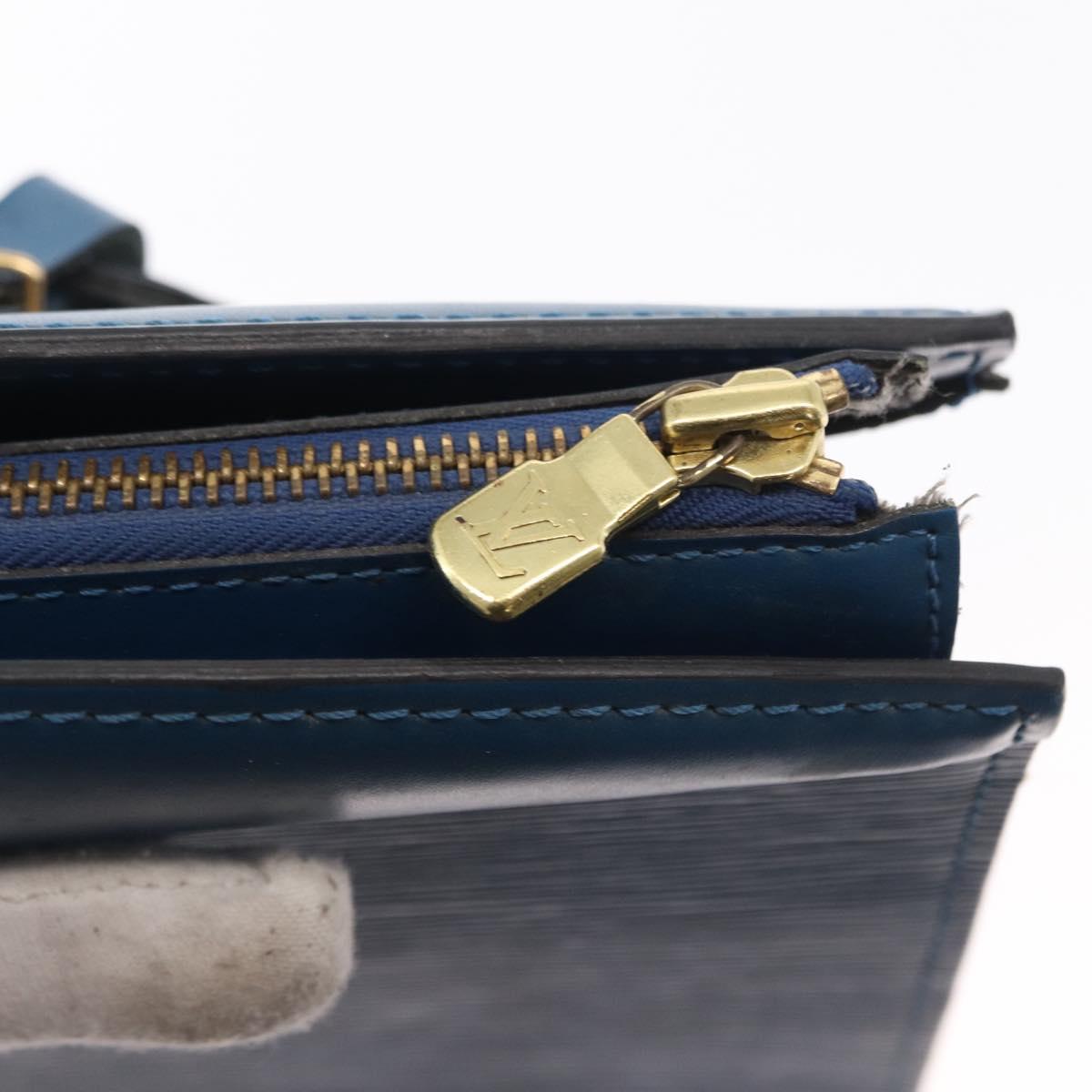 LOUIS VUITTON Epi Riviera Hand Bag Blue M48185 LV Auth 151756