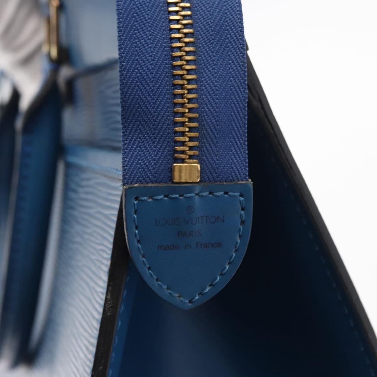 LOUIS VUITTON Epi Riviera Hand Bag Blue M48185 LV Auth 151756