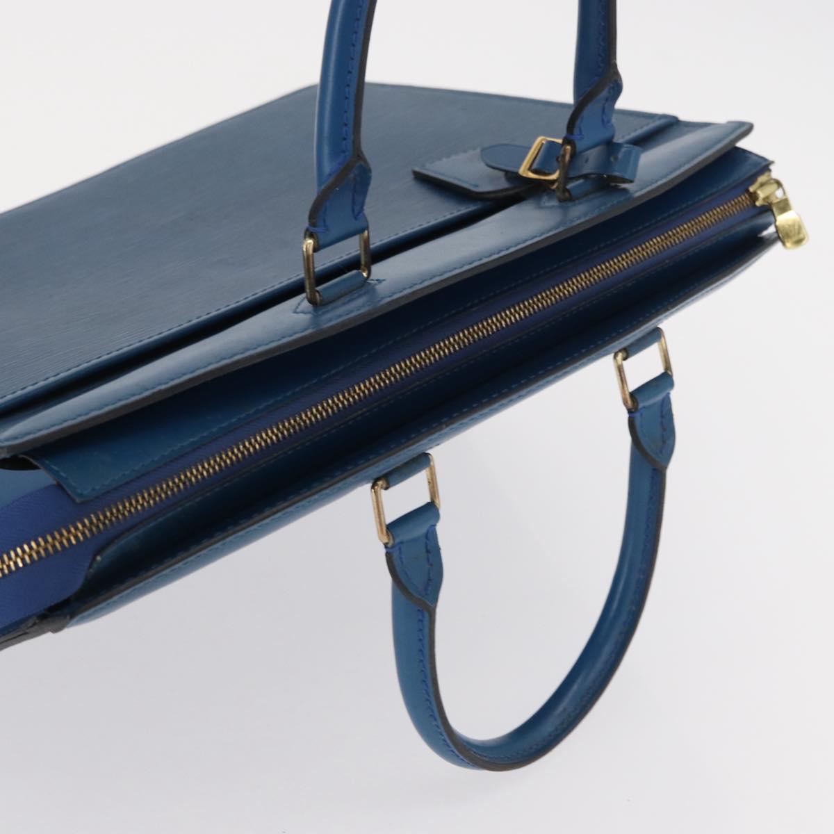 LOUIS VUITTON Epi Riviera Hand Bag Blue M48185 LV Auth 151756