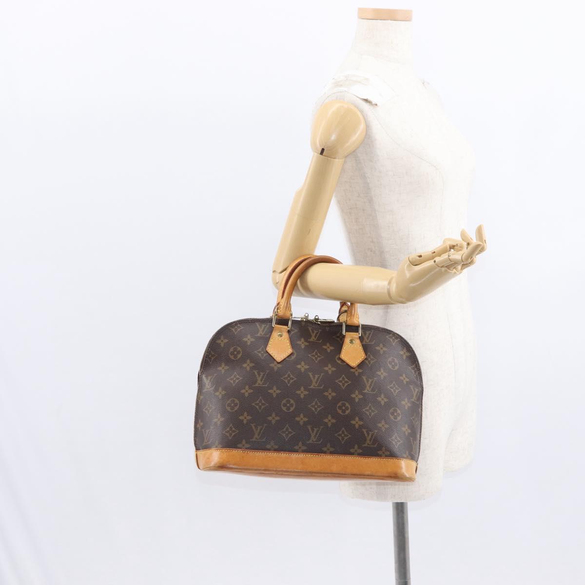 LOUIS VUITTON Monogram Alma Hand Bag M51130 LV Auth 151758