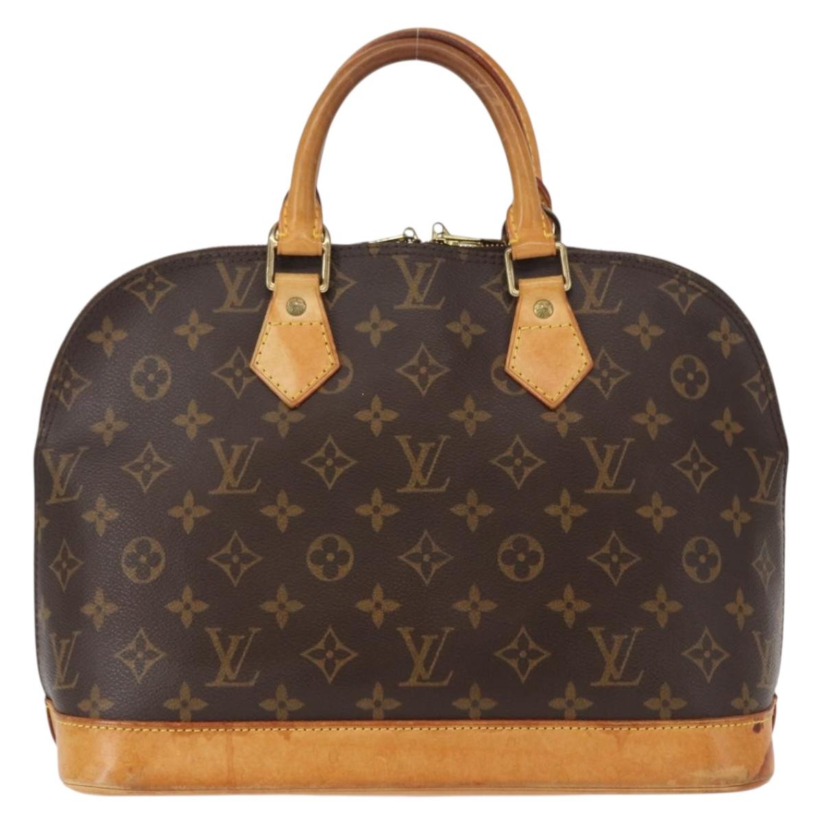 LOUIS VUITTON Monogram Alma Hand Bag M51130 LV Auth 151758